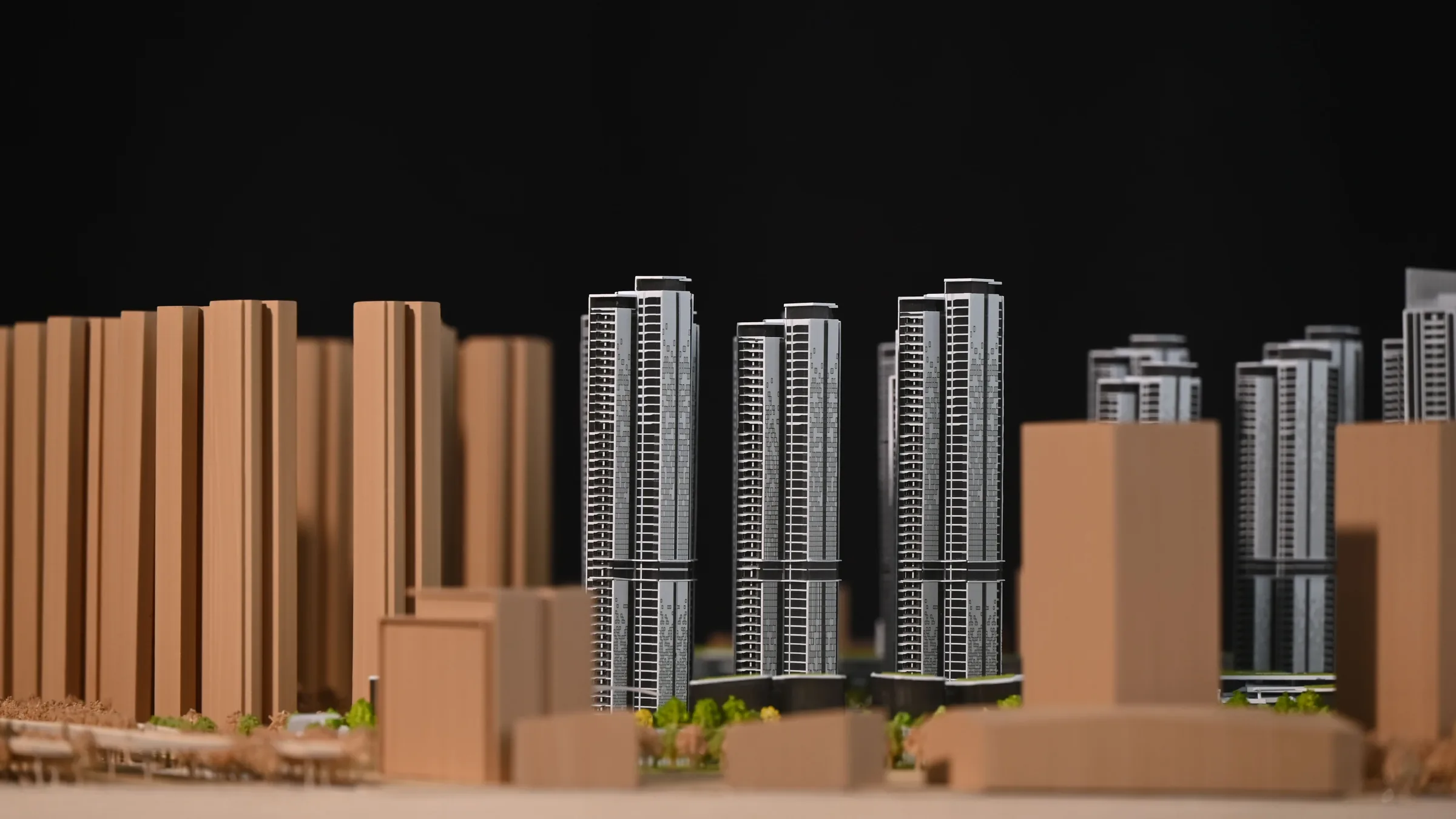 Ho Design Angers Metro Top Project 1:1000 architectural scale model by JYD Models