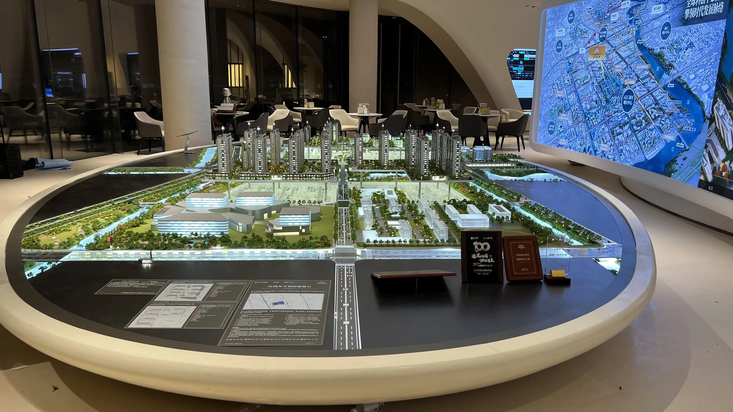 Poly Photosynthesis City 1:180 architectural scale model by JYD Models