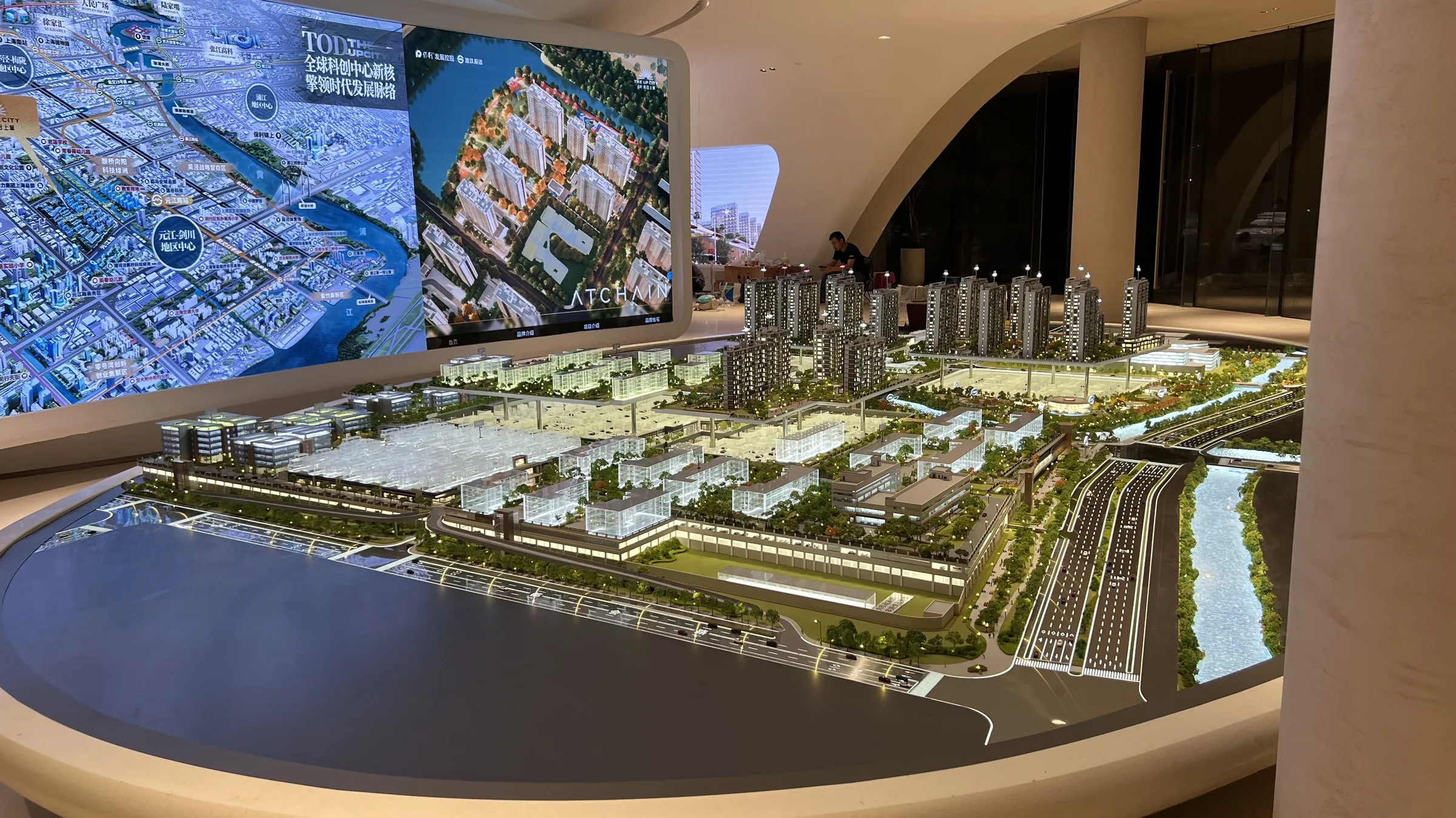 Poly Photosynthesis City 1:180 architectural scale model by JYD Models