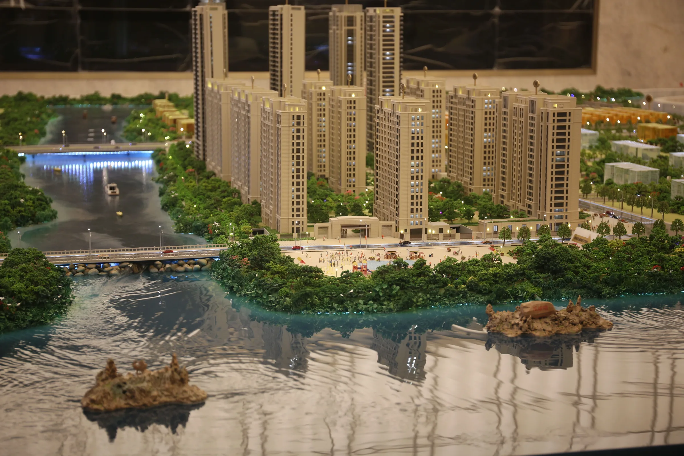 Yuanlong City Shaoxing Yuanlong City 1:150 architectural scale model by JYD Models