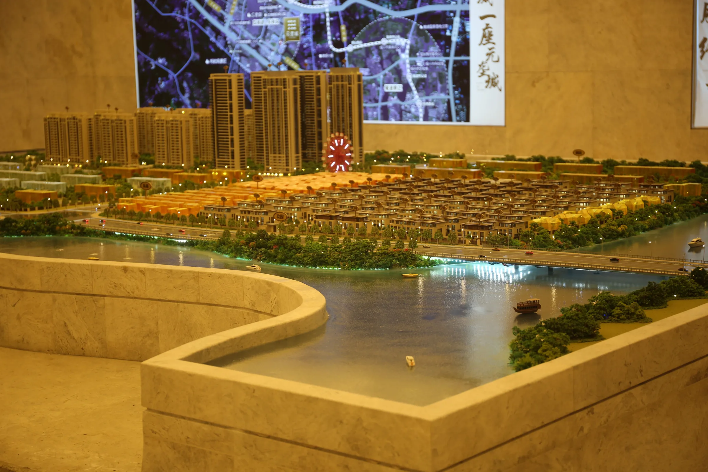 Yuanlong City Shaoxing Yuanlong City 1:150 architectural scale model by JYD Models