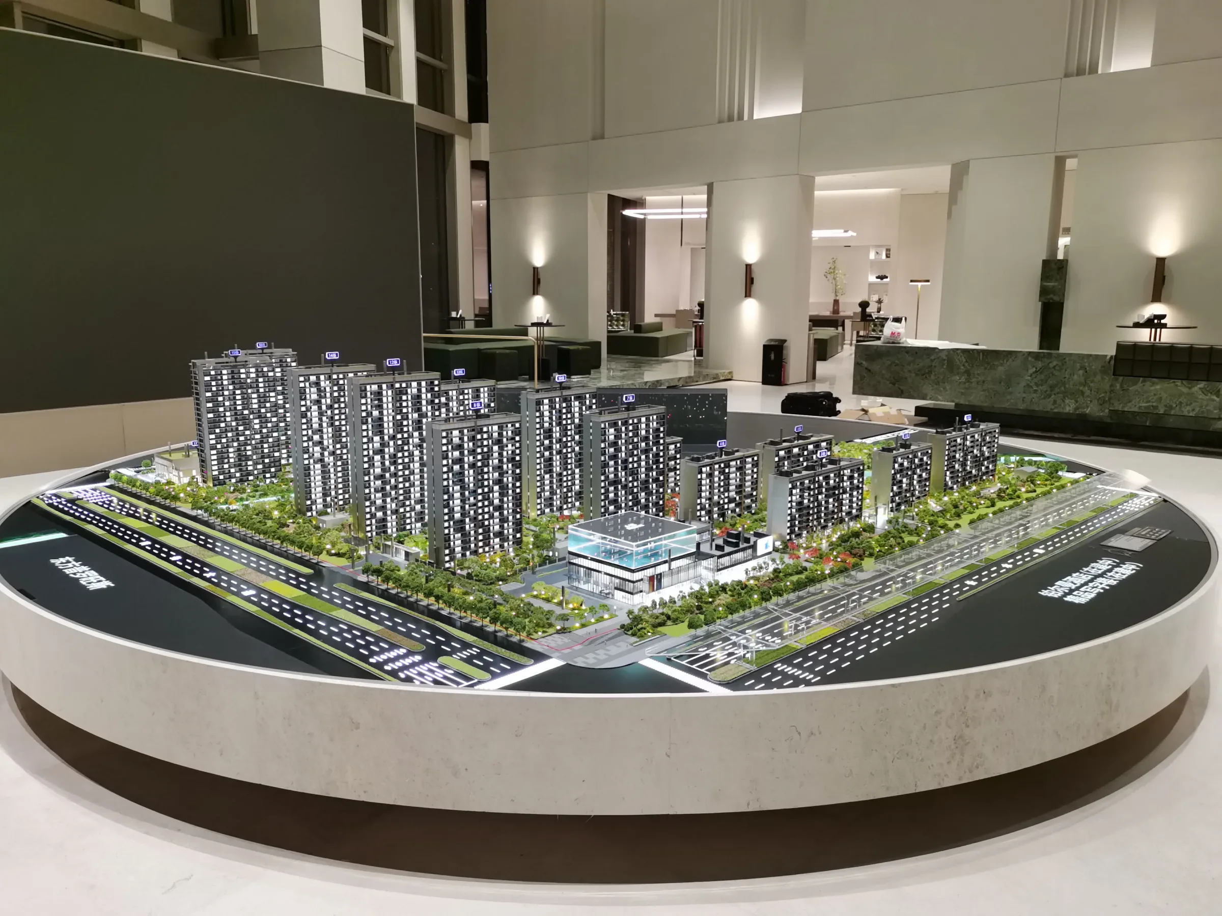 China Resources Jiaxing Runfu 1:120 architectural scale model by JYD Models