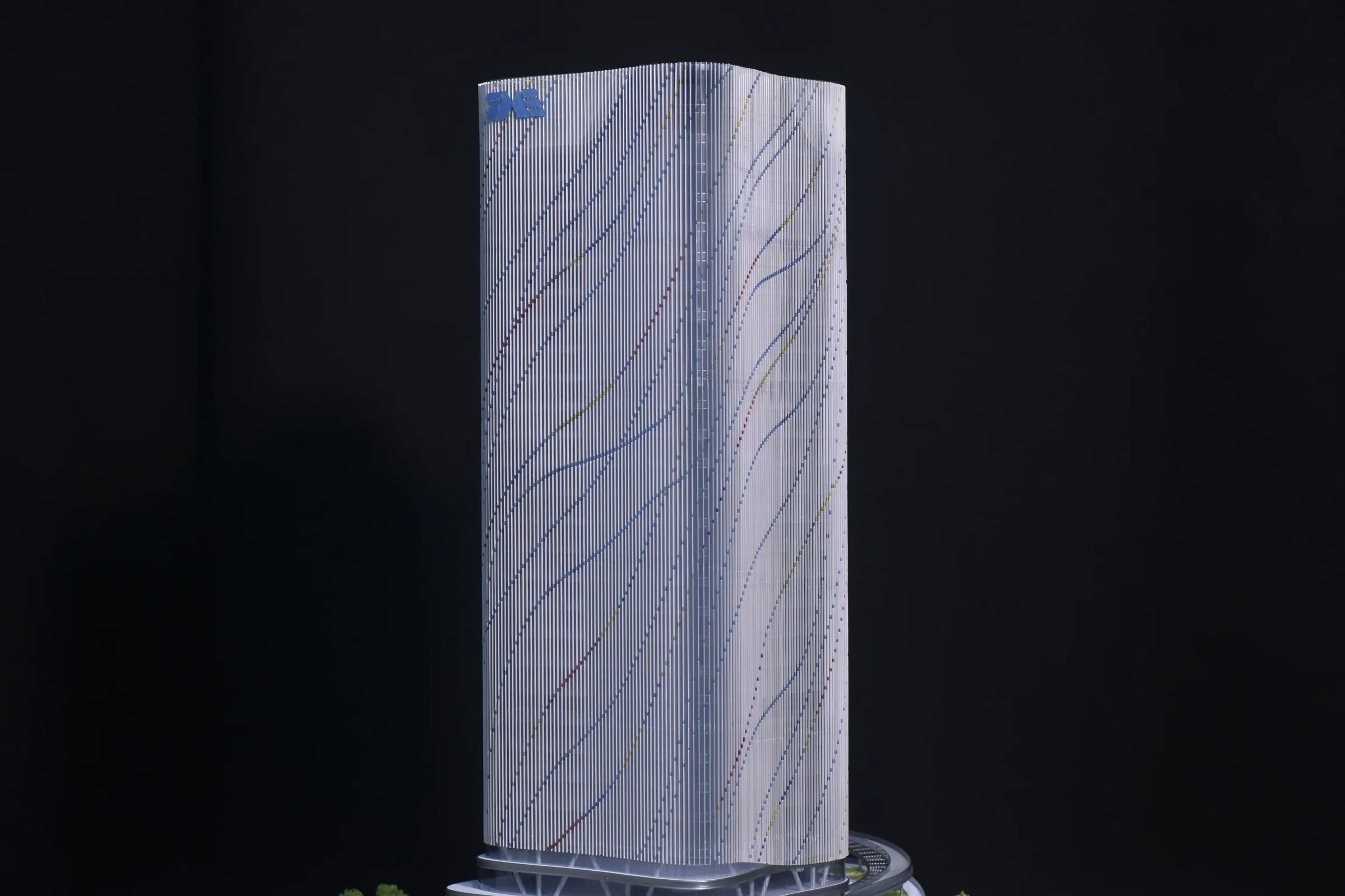 AS+GG Tencent Music Headquarters 1:250 architectural scale model by JYD Models