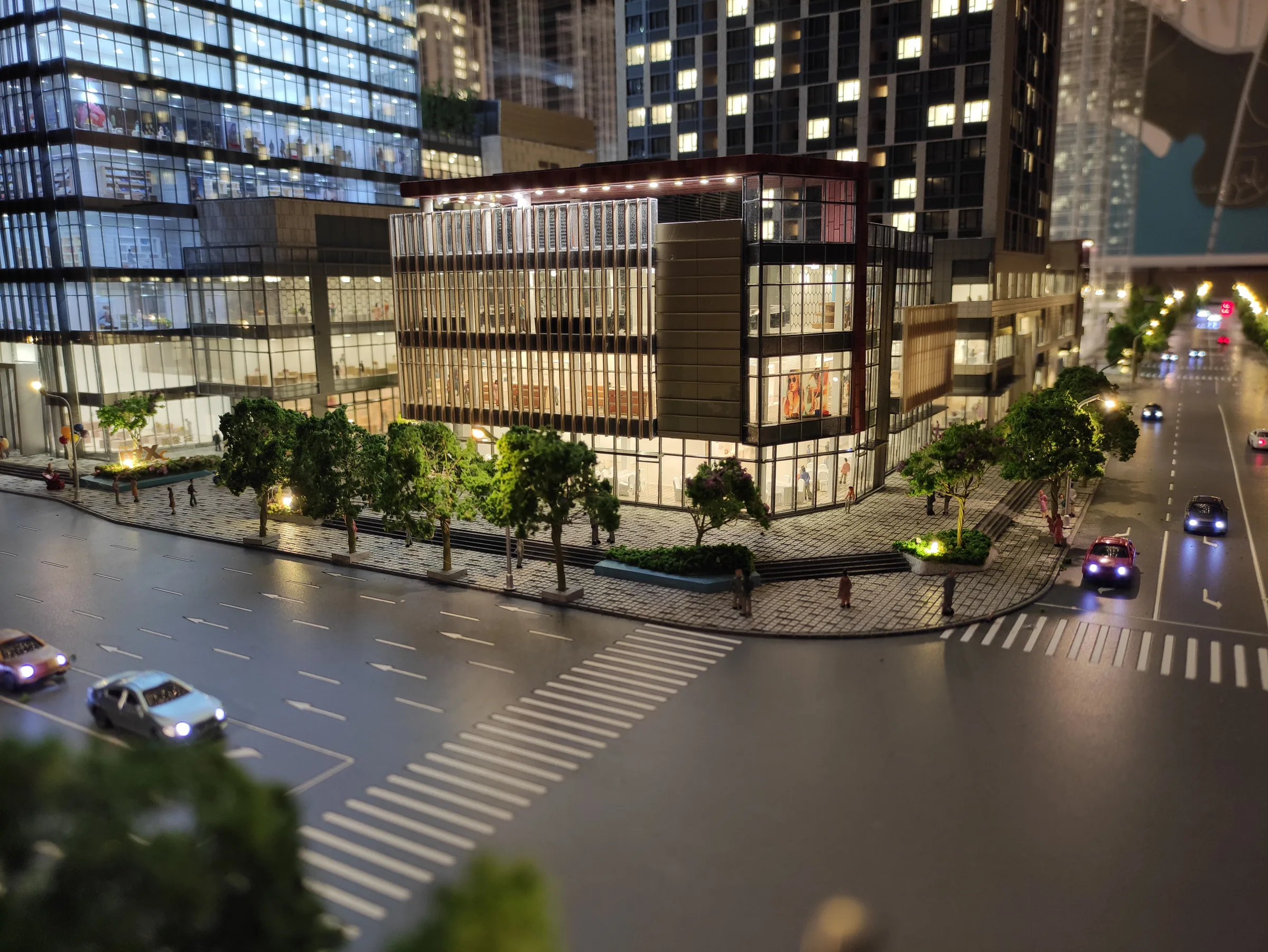 China Resources Shantou CR Center 1:120 architectural scale model by JYD Models