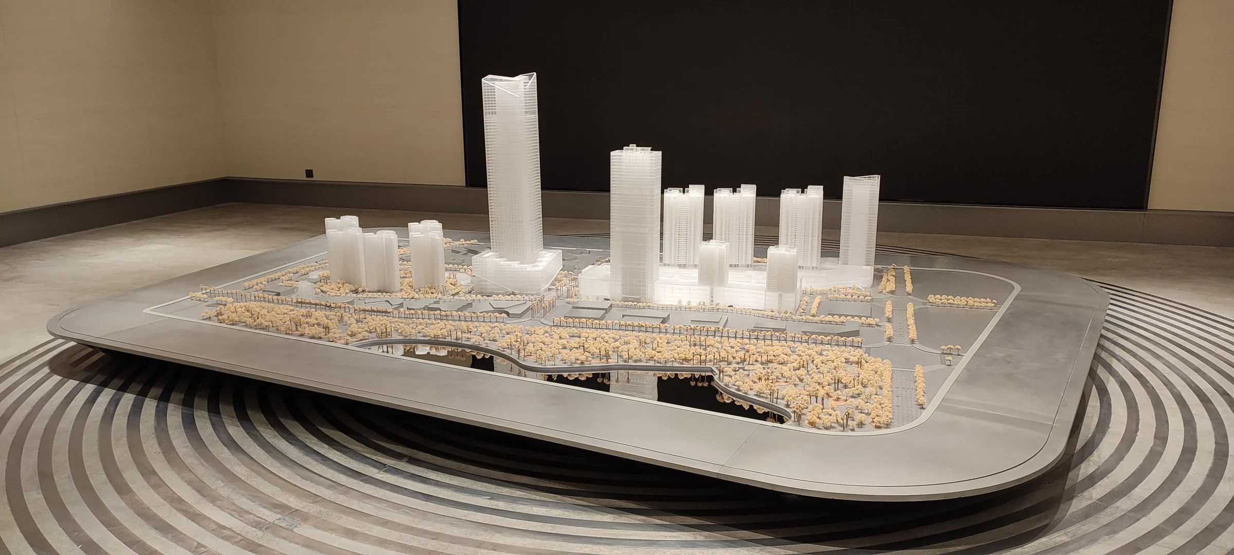 China Resources Haikou CR Center 1:250 architectural scale model by JYD Models