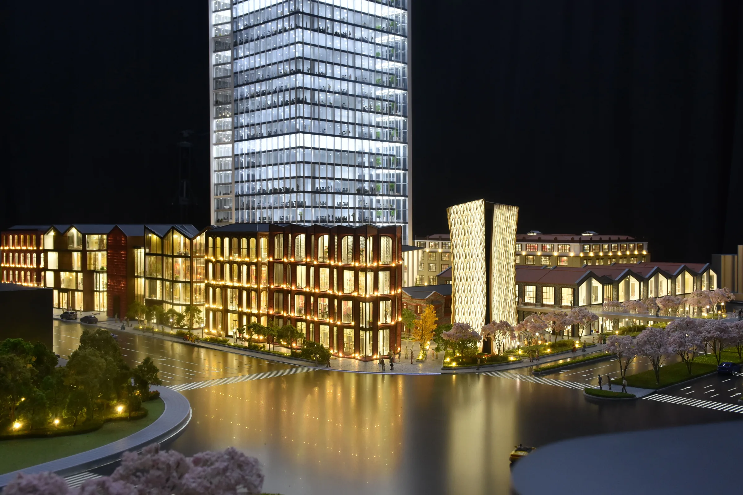 China World Shanghai Center 1:150 architectural scale model by JYD Models