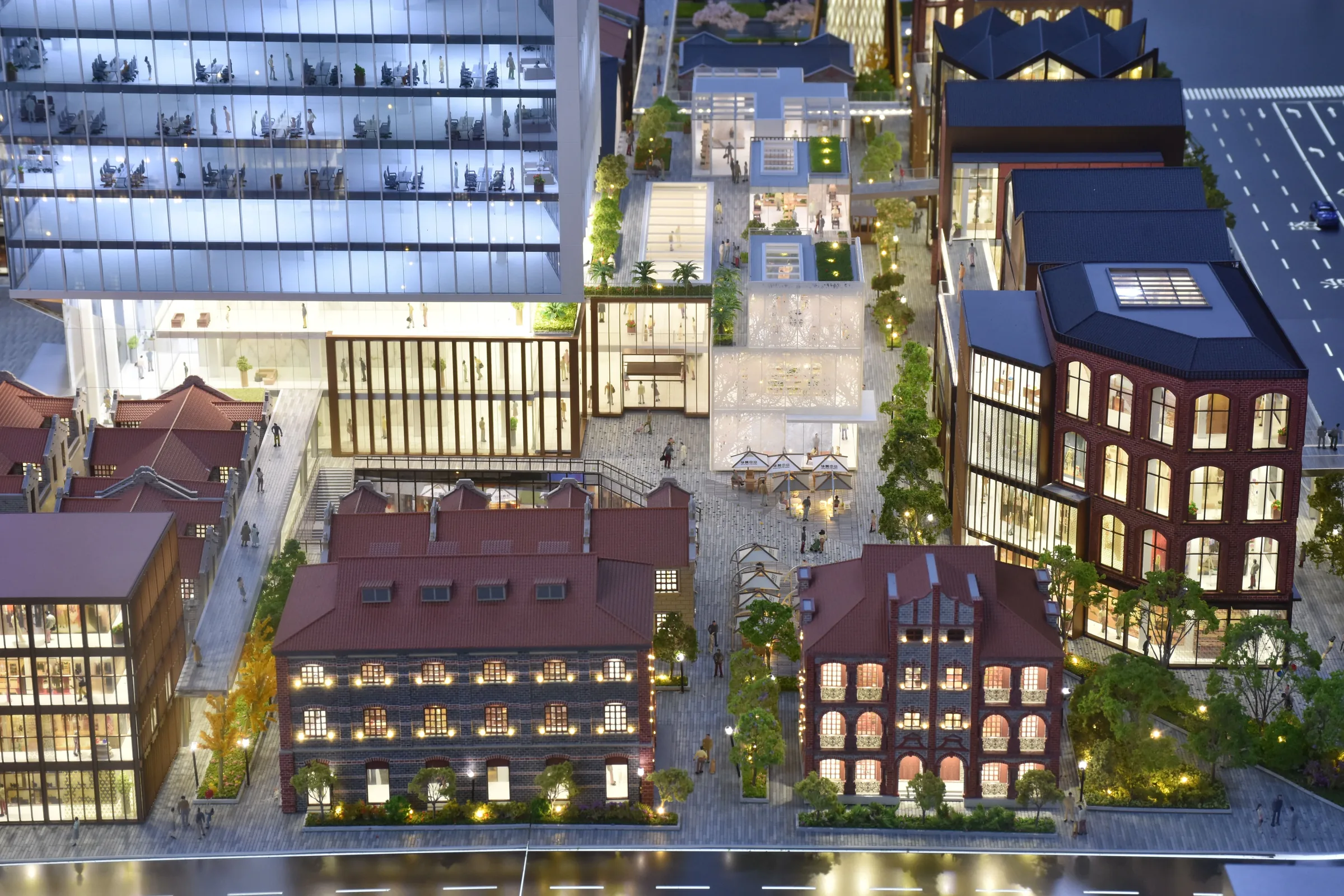 China World Shanghai Center 1:150 architectural scale model by JYD Models