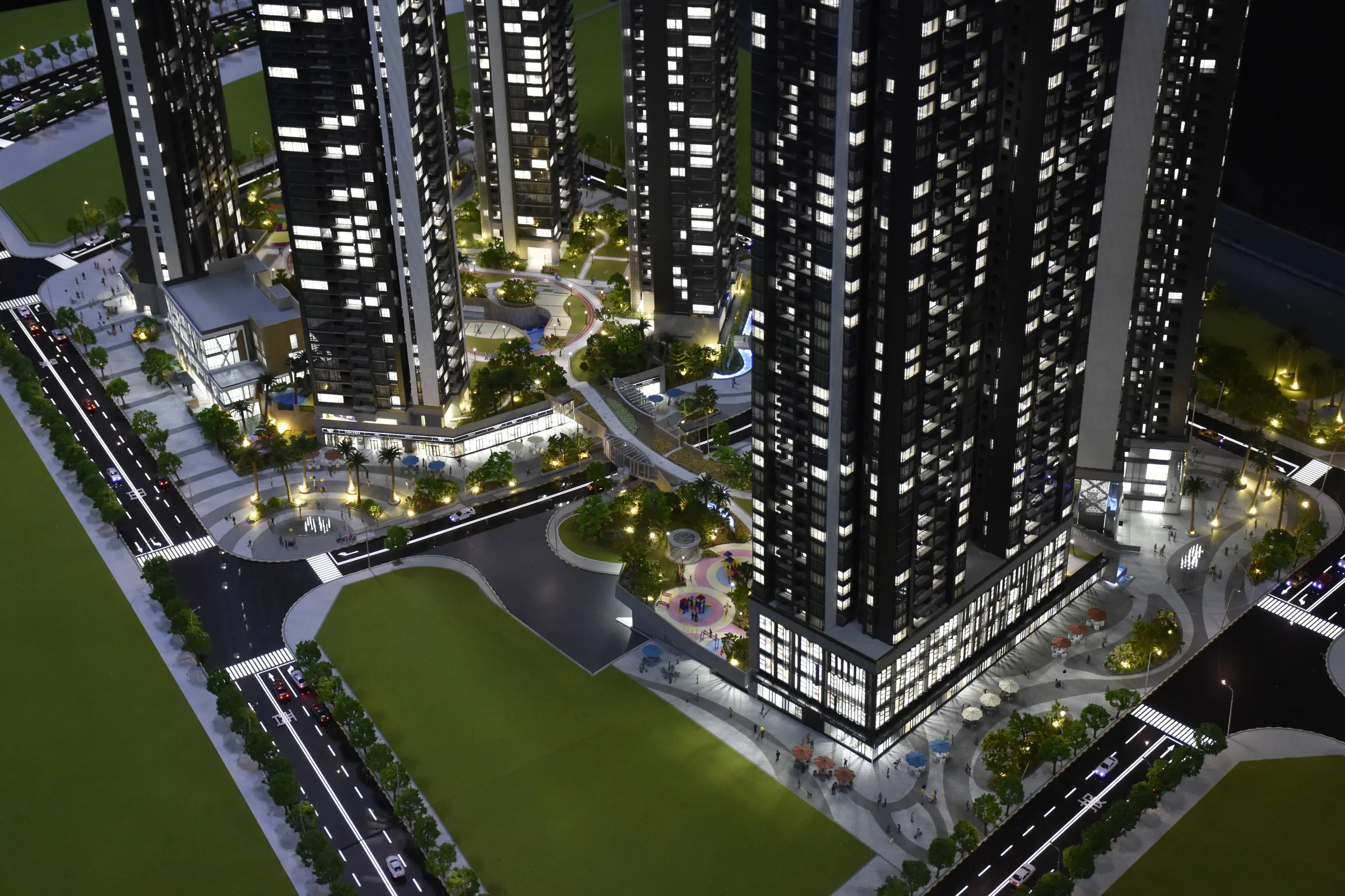 Tianjian Longgang Project 1:120 architectural scale model by JYD Models