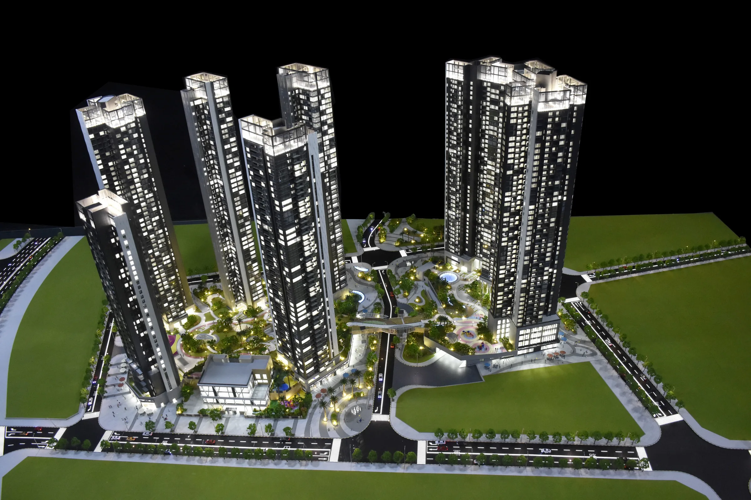 Tianjian Longgang Project 1:120 architectural scale model by JYD Models