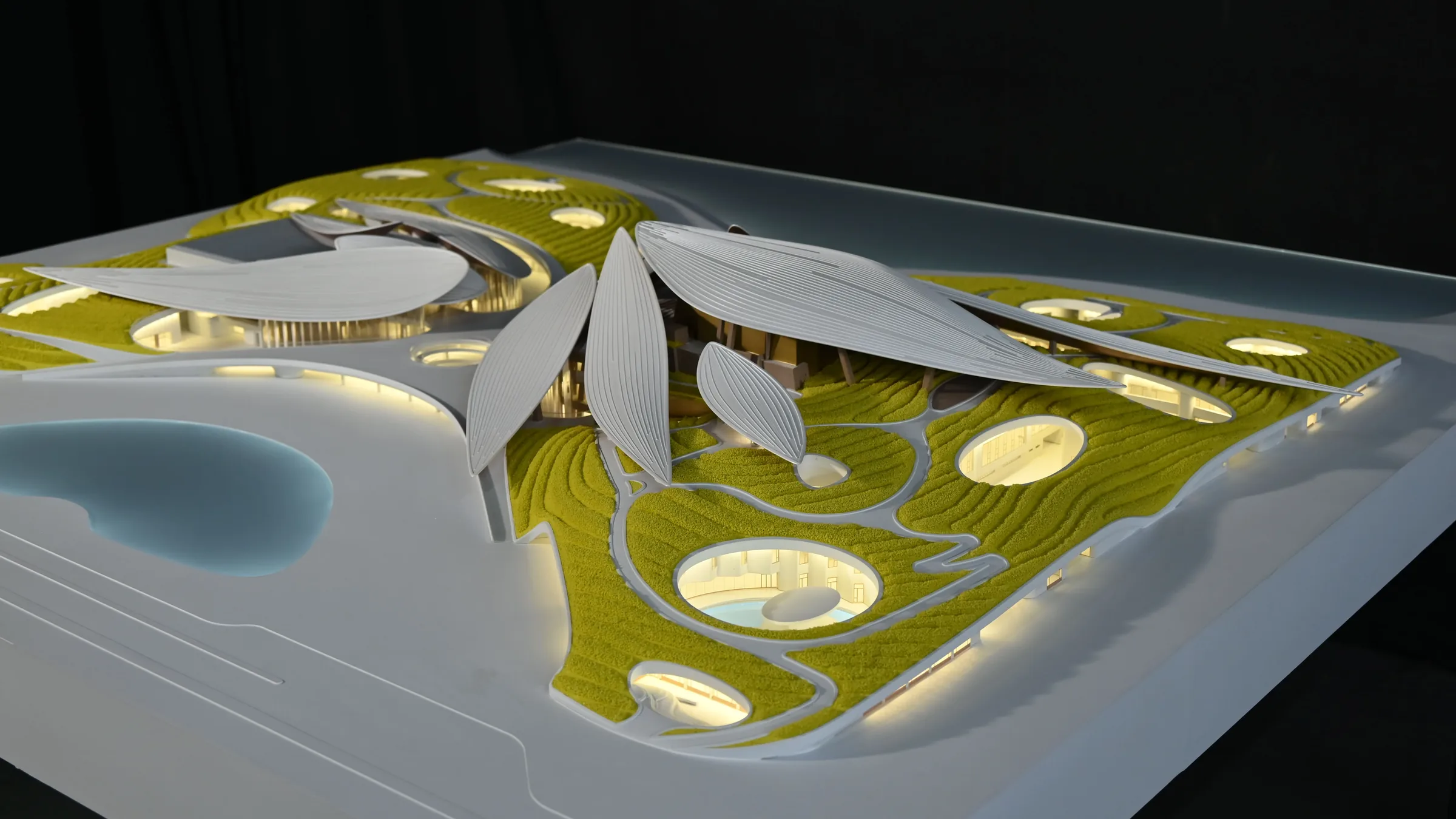 Anji Culture & Art Center 1:500 architectural scale model by JYD Models