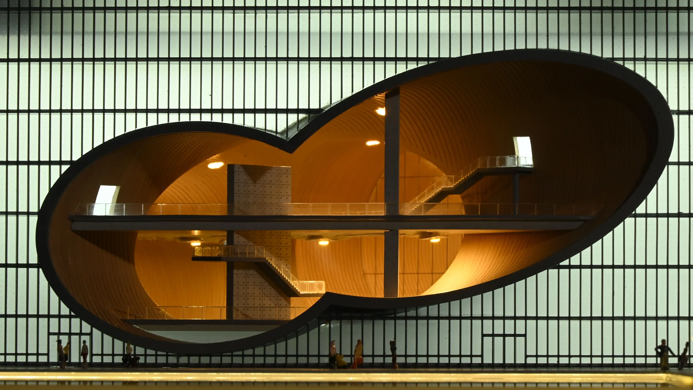 Tadao Ando Poly Grand Theater 1:300 architectural scale model by JYD Models