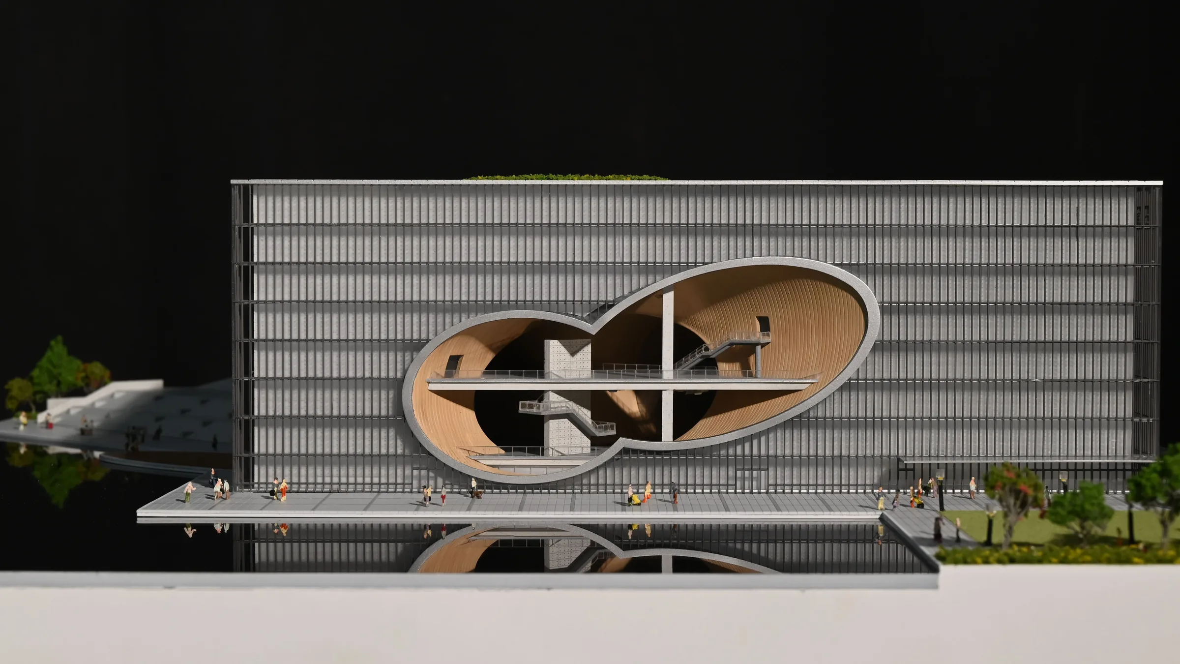 Tadao Ando Poly Grand Theater 1:300 architectural scale model by JYD Models