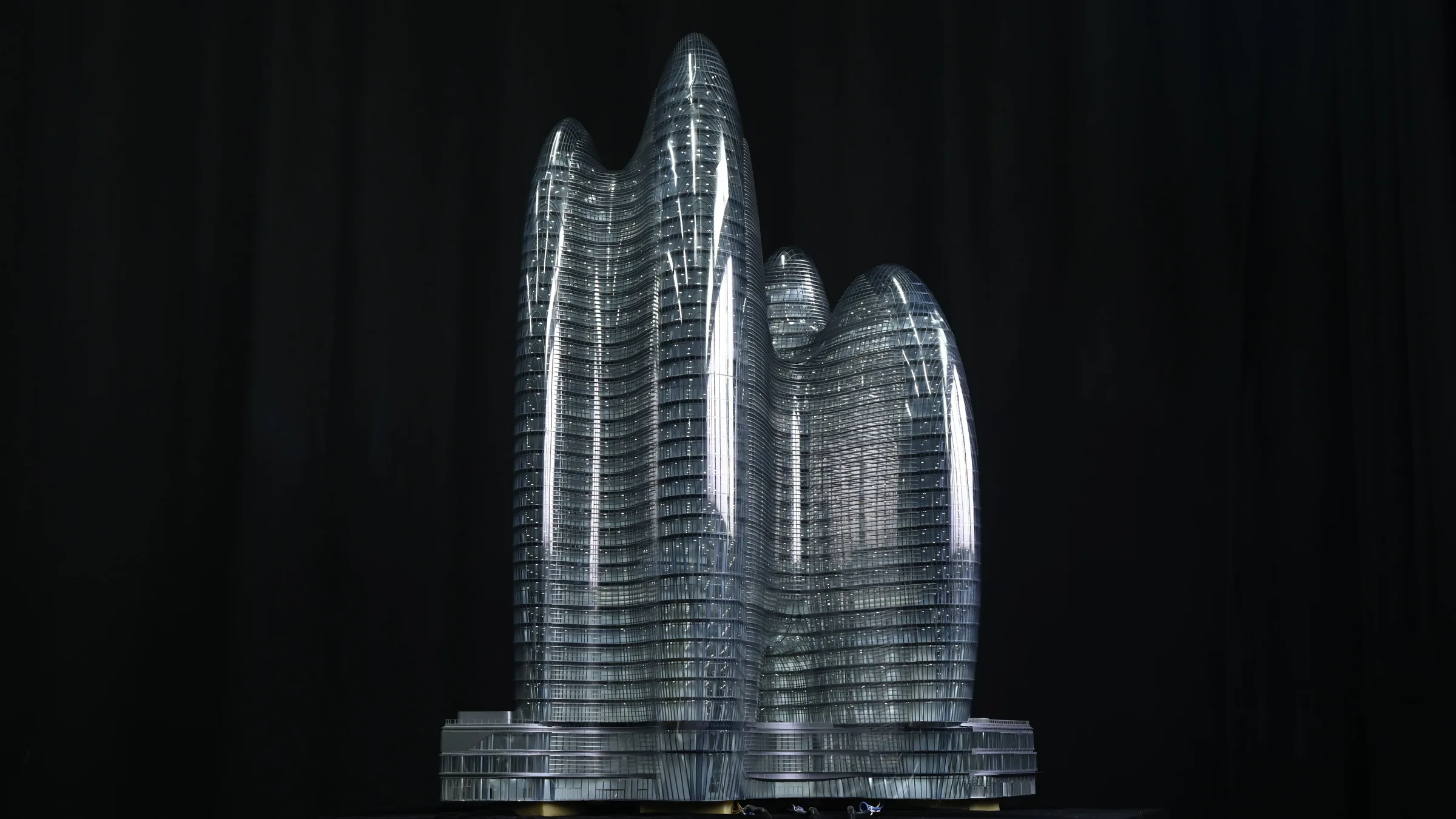 Zaha Hadid OPPO Shenzhen Super HQ 1:150 architectural scale model by JYD Models