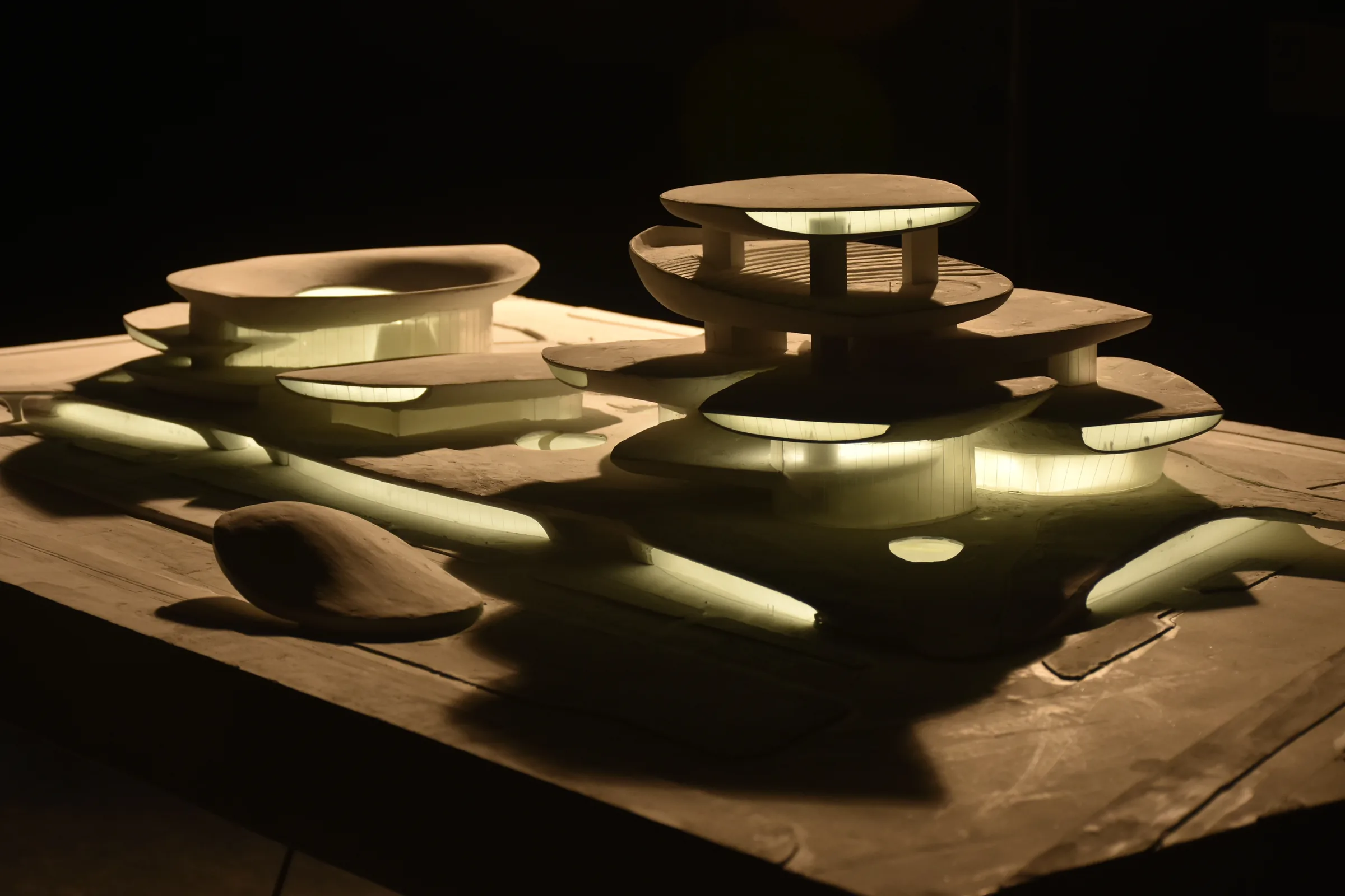 MAD Hainan Art Center 1:500 architectural scale model by JYD Models