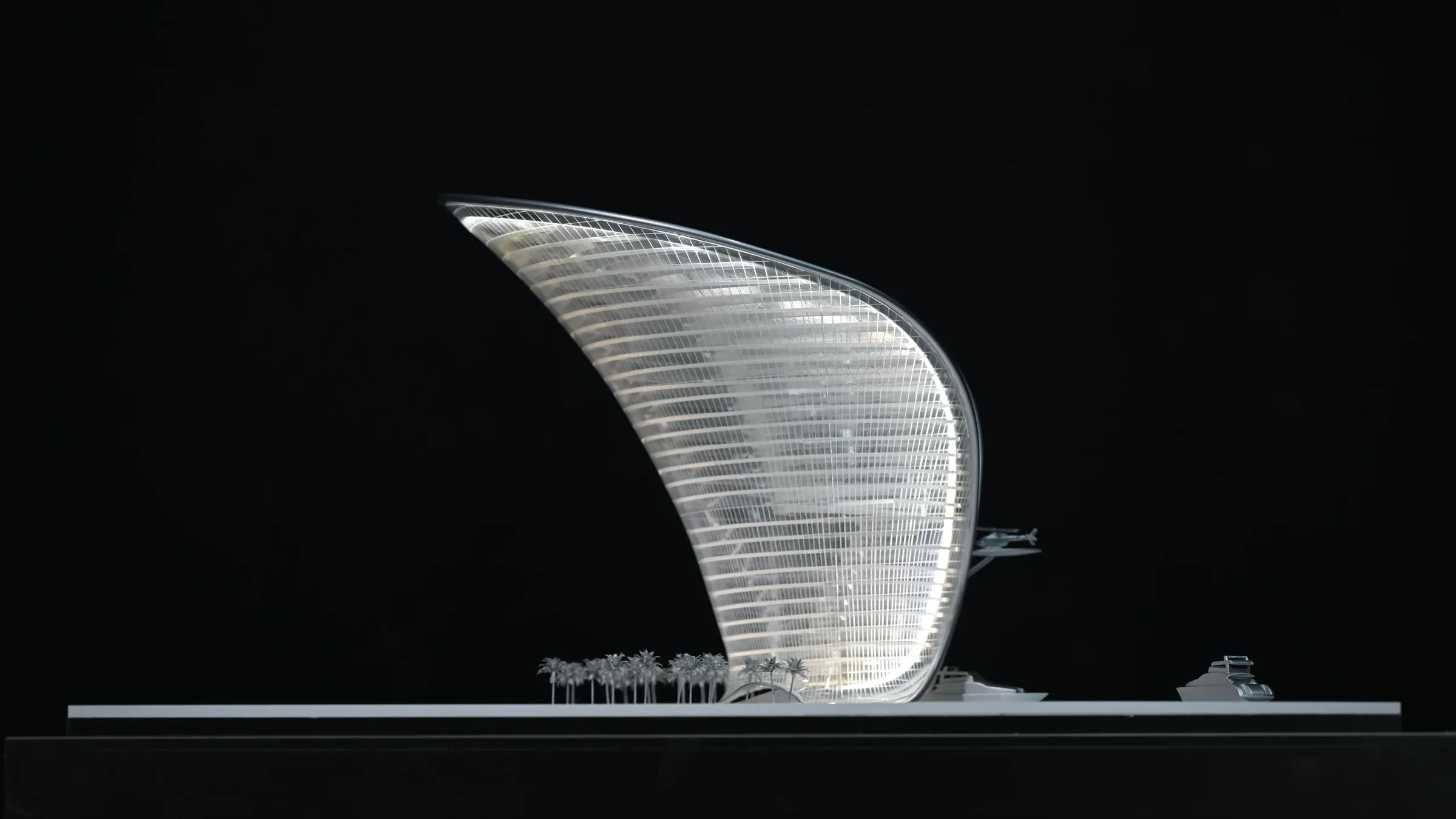 Yuanlong Mirror House 1:200 architectural scale model by JYD Models