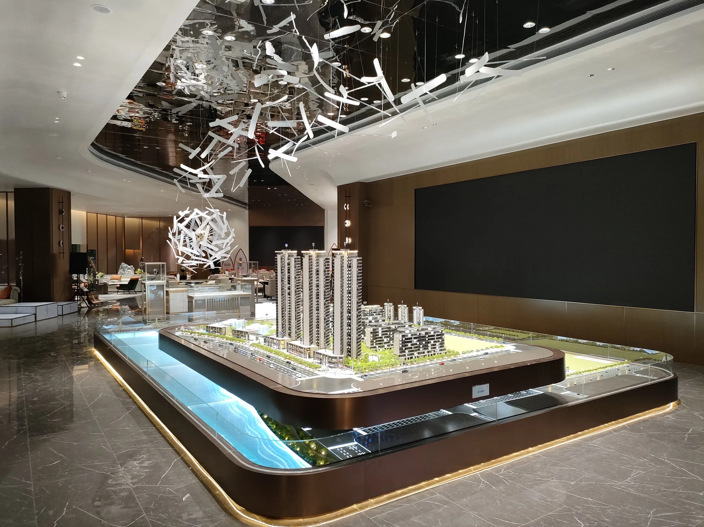 CIFI Liuzhou Feicui Jianglai 1:120 architectural scale model by JYD Models