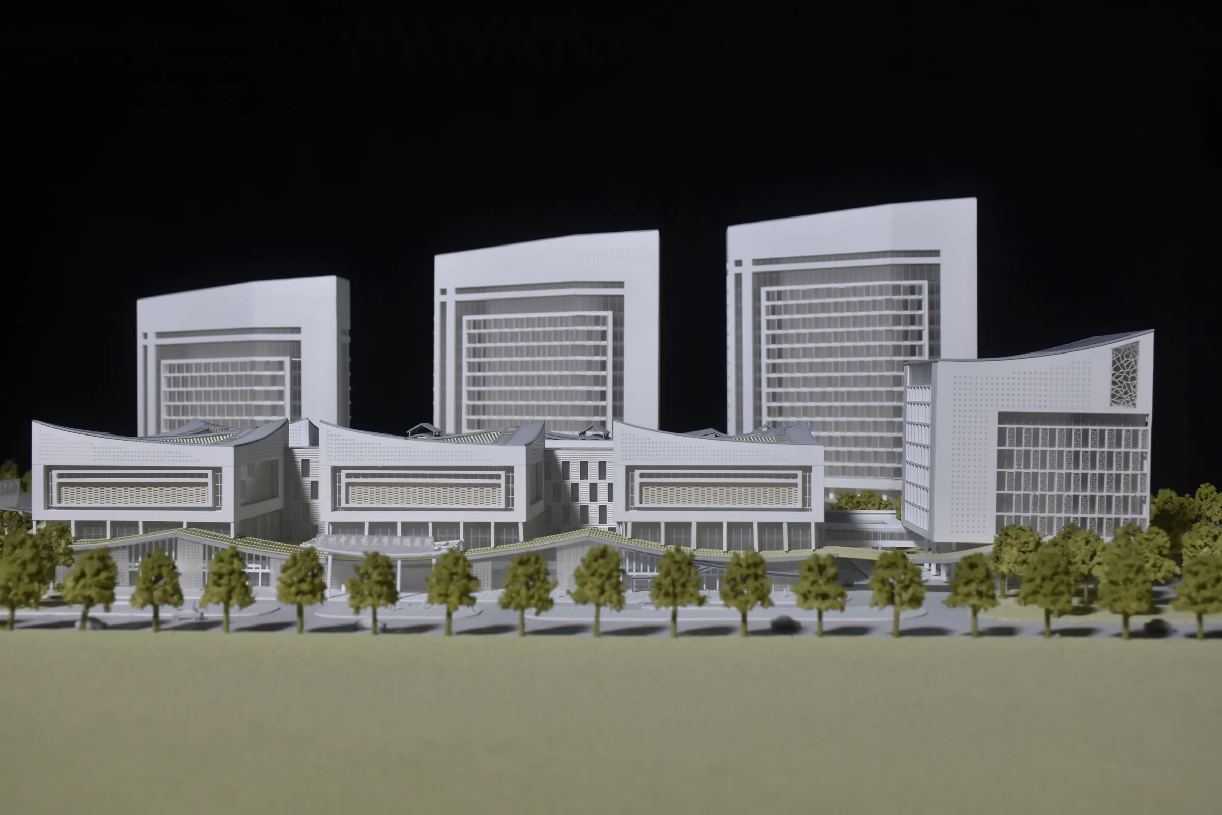 Benyuan Design Foshan TCM Hospital 1:400 architectural scale model by JYD Models