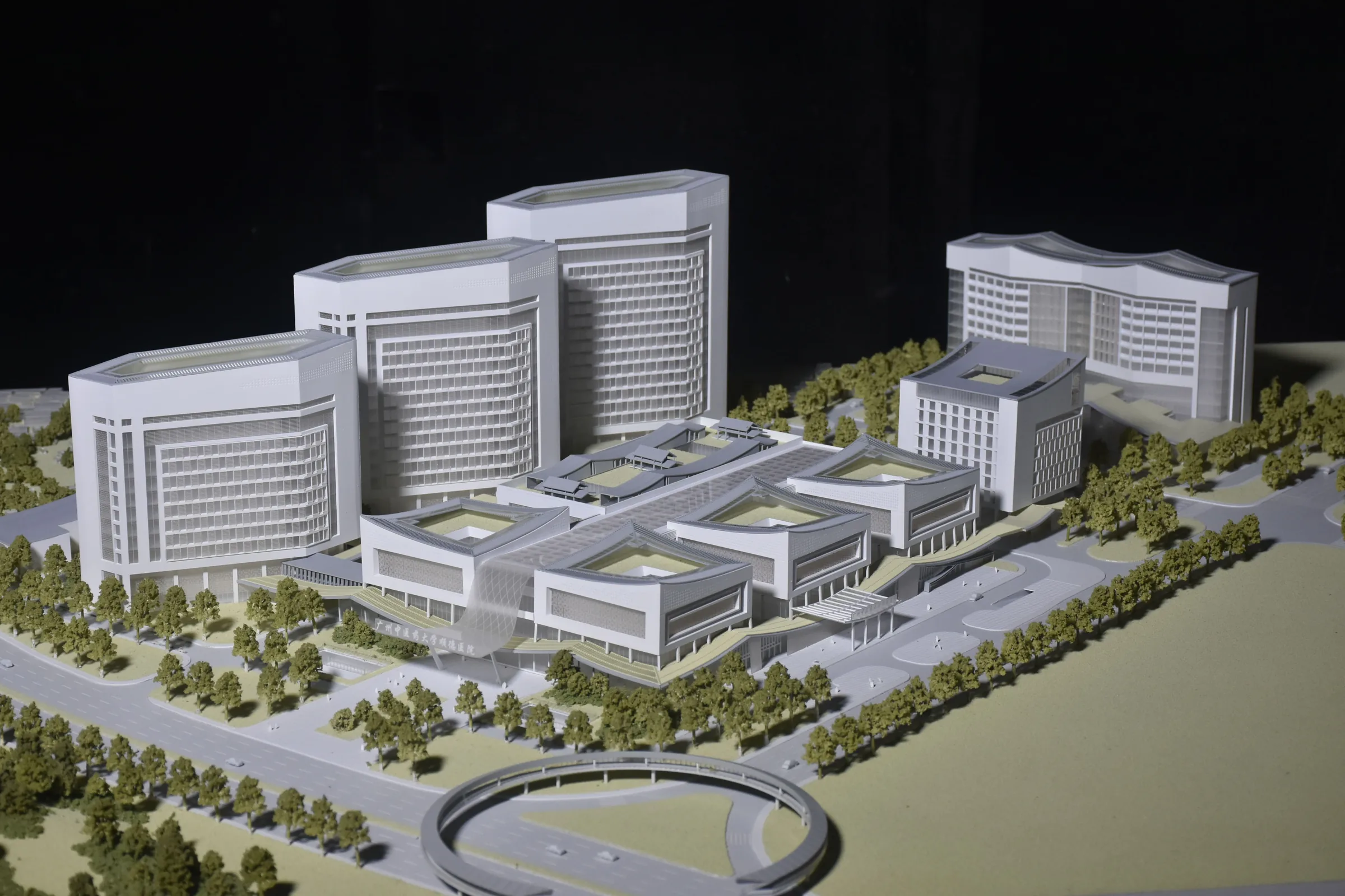 Benyuan Design Foshan TCM Hospital 1:400 architectural scale model by JYD Models