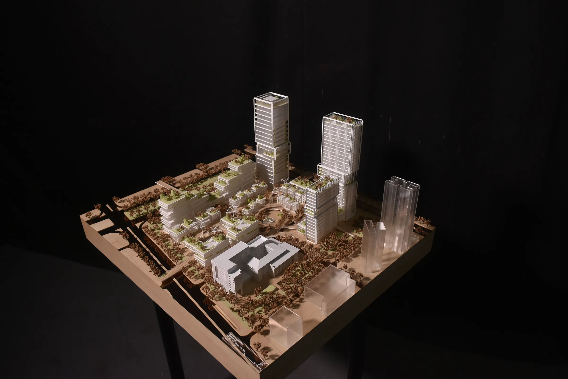 AUBE Qianhai Town Proposal 1:800 architectural scale model by JYD Models