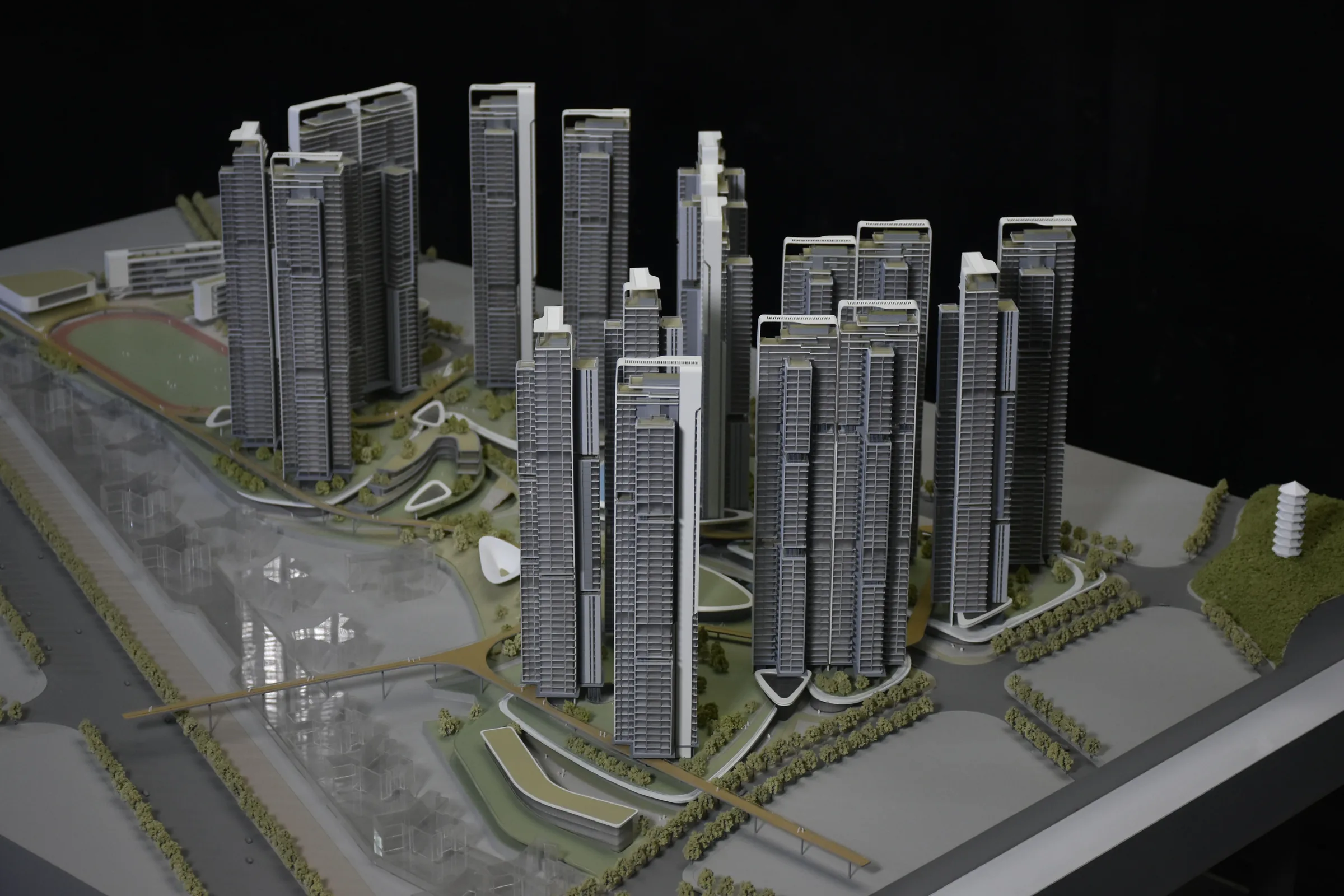 Huichuang Longhua Bicycle Factory Renovation 1:500 architectural scale model by JYD Models