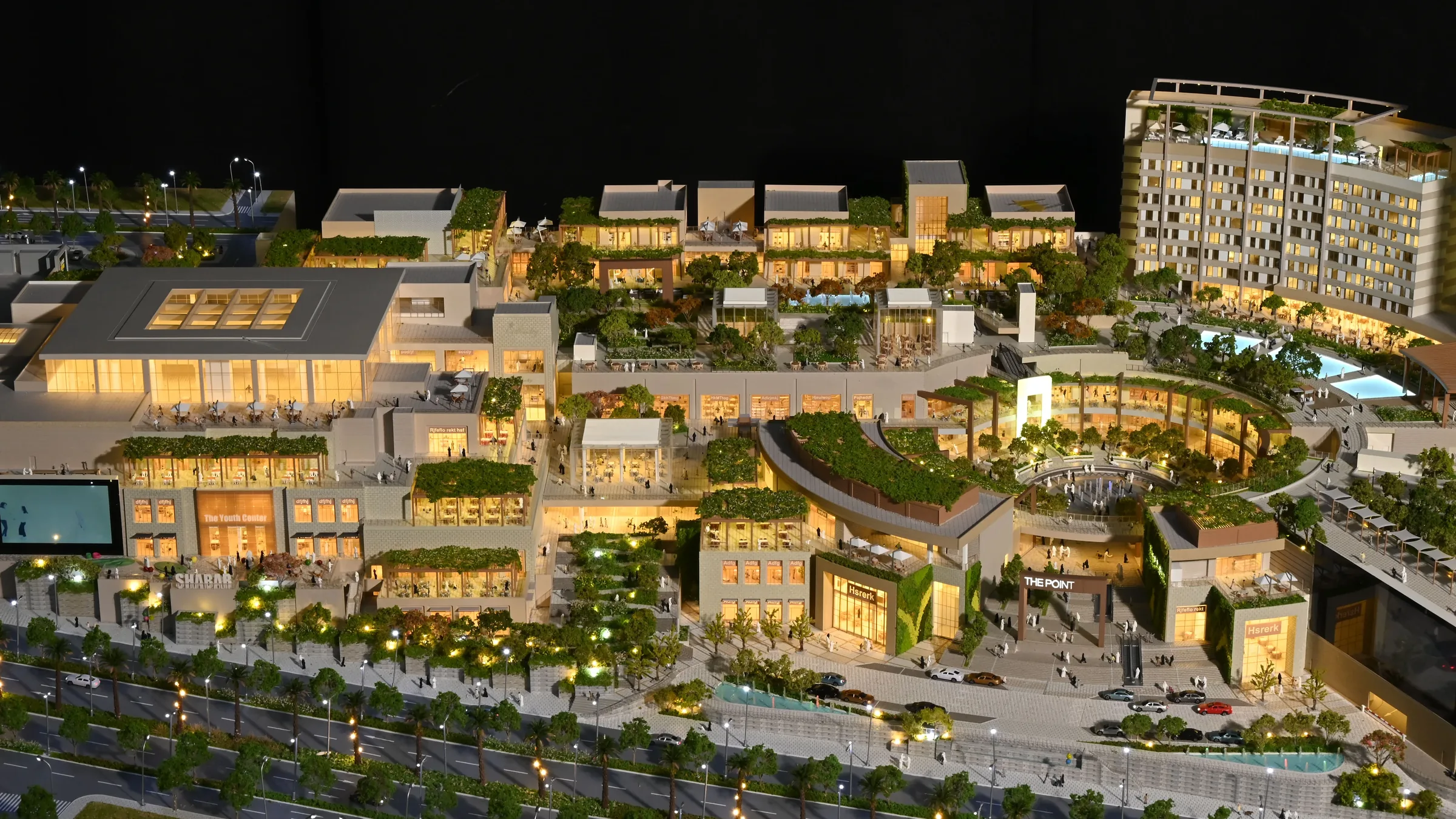 Saudi Red Sea Mall 1:200 architectural scale model by JYD Models
