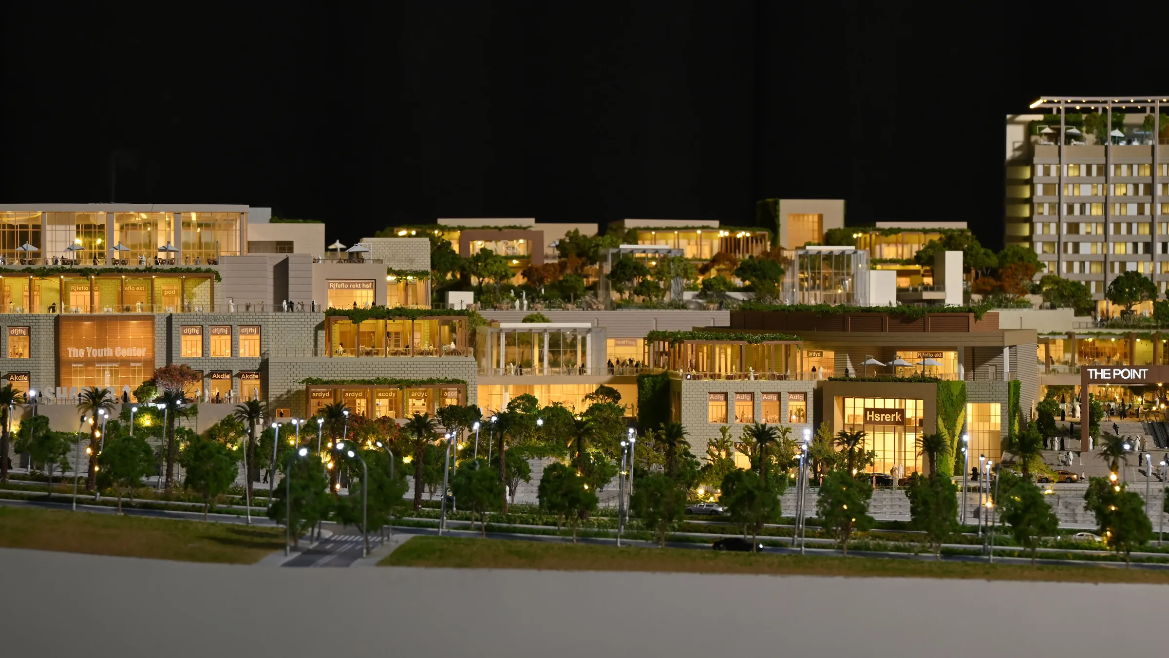 Saudi Red Sea Mall 1:200 architectural scale model by JYD Models