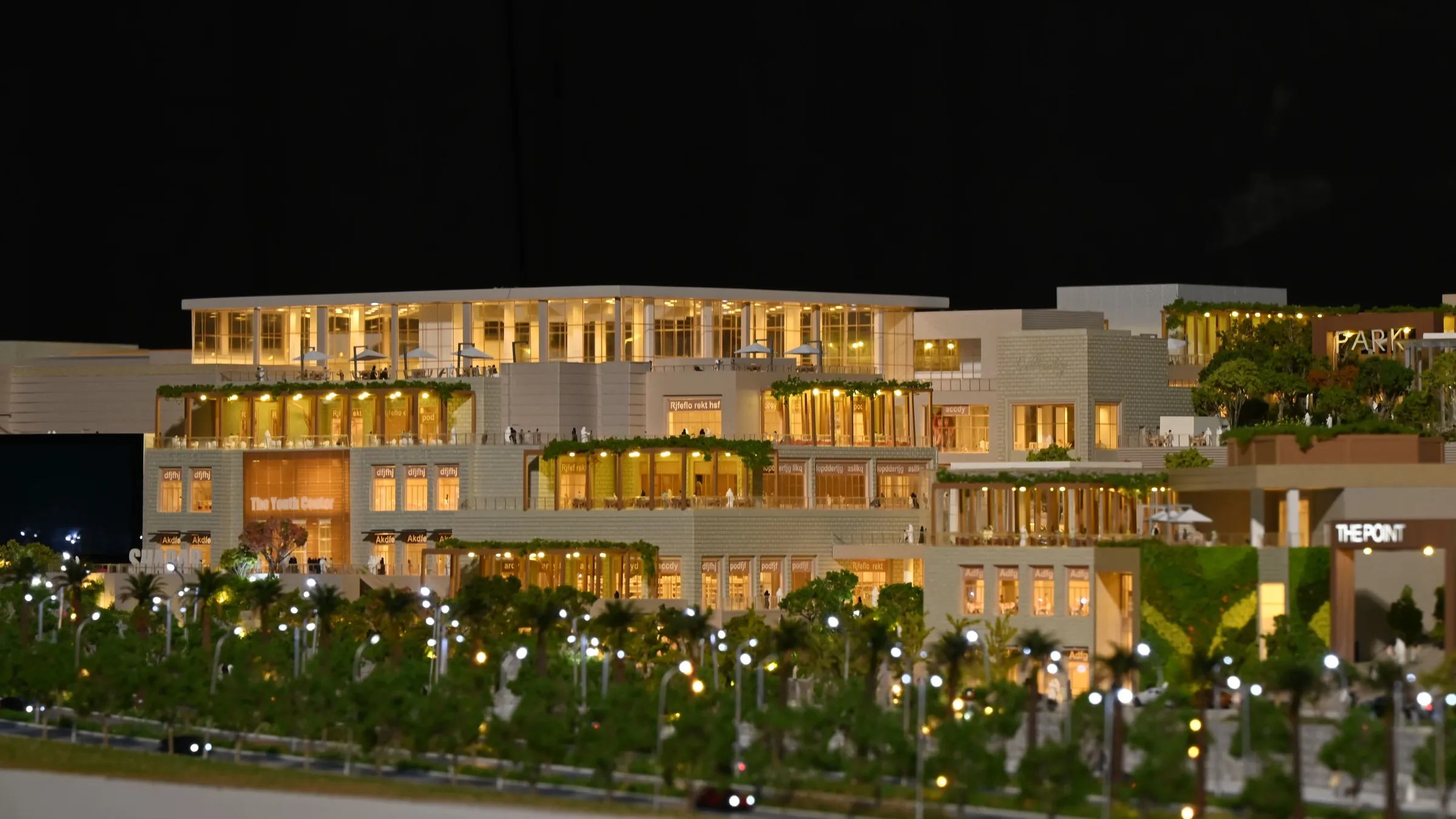 Saudi Red Sea Mall 1:200 architectural scale model by JYD Models