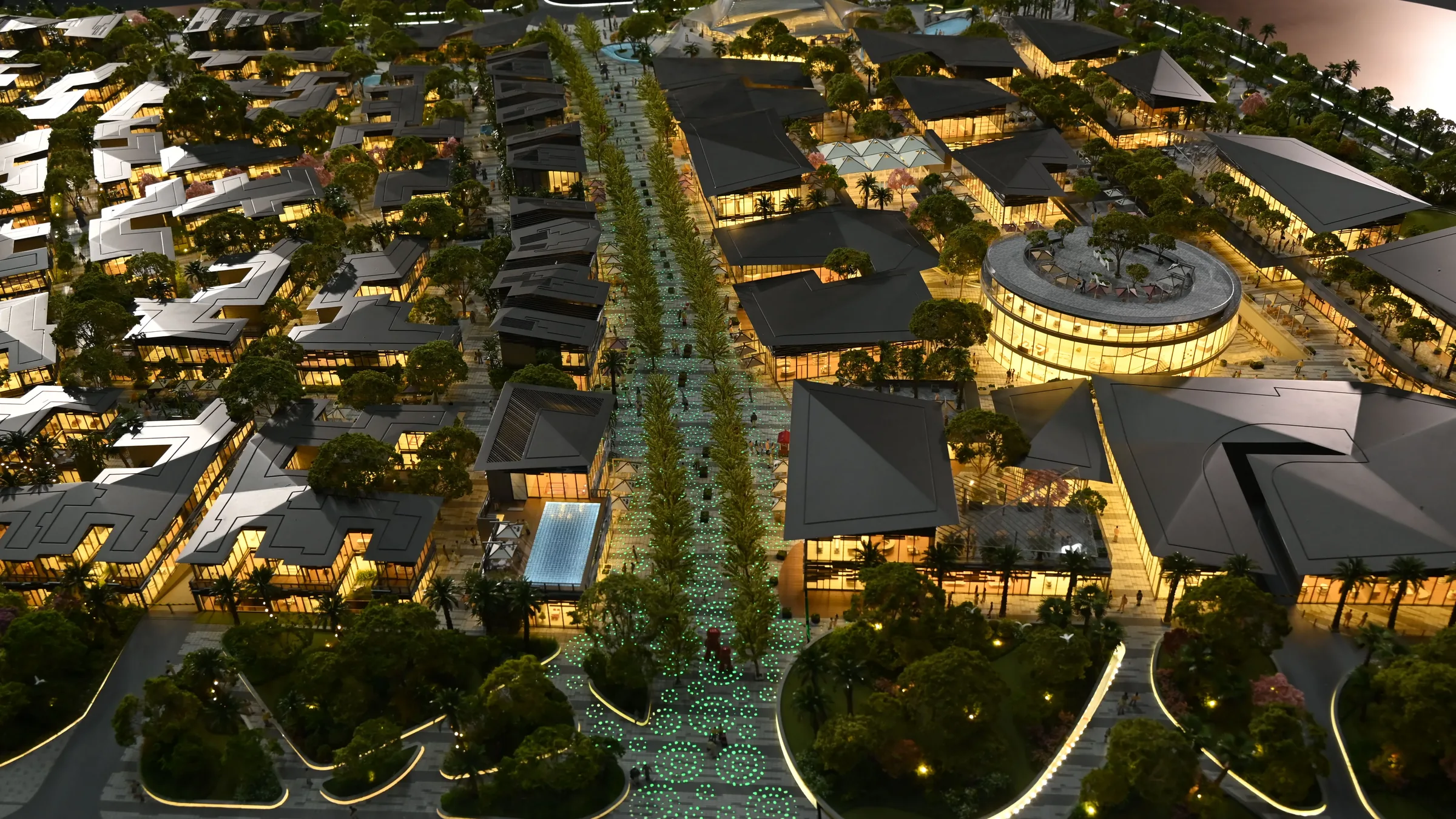 Begonia Story 1:150 architectural scale model by JYD Models