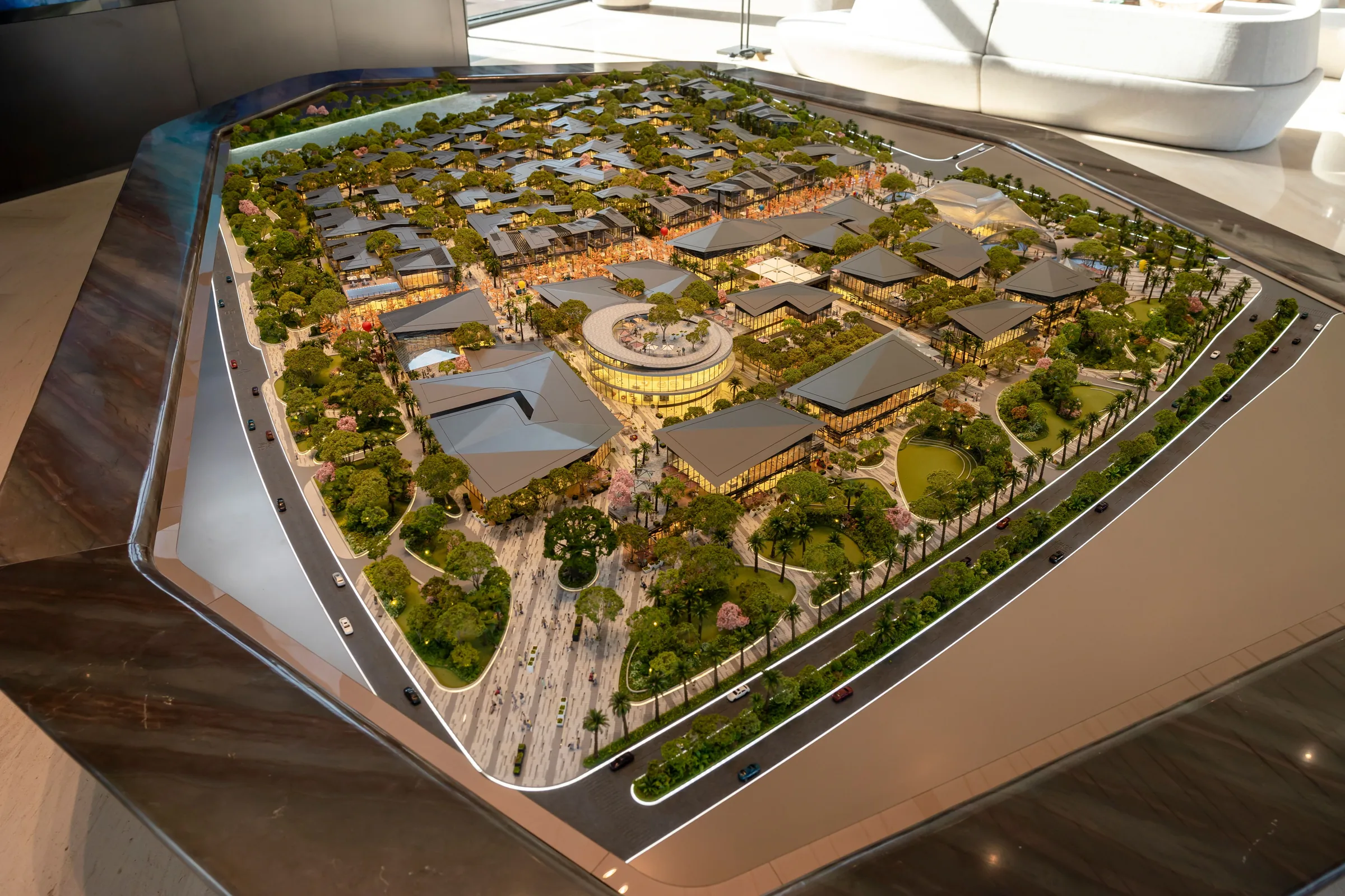 Begonia Story 1:150 architectural scale model by JYD Models