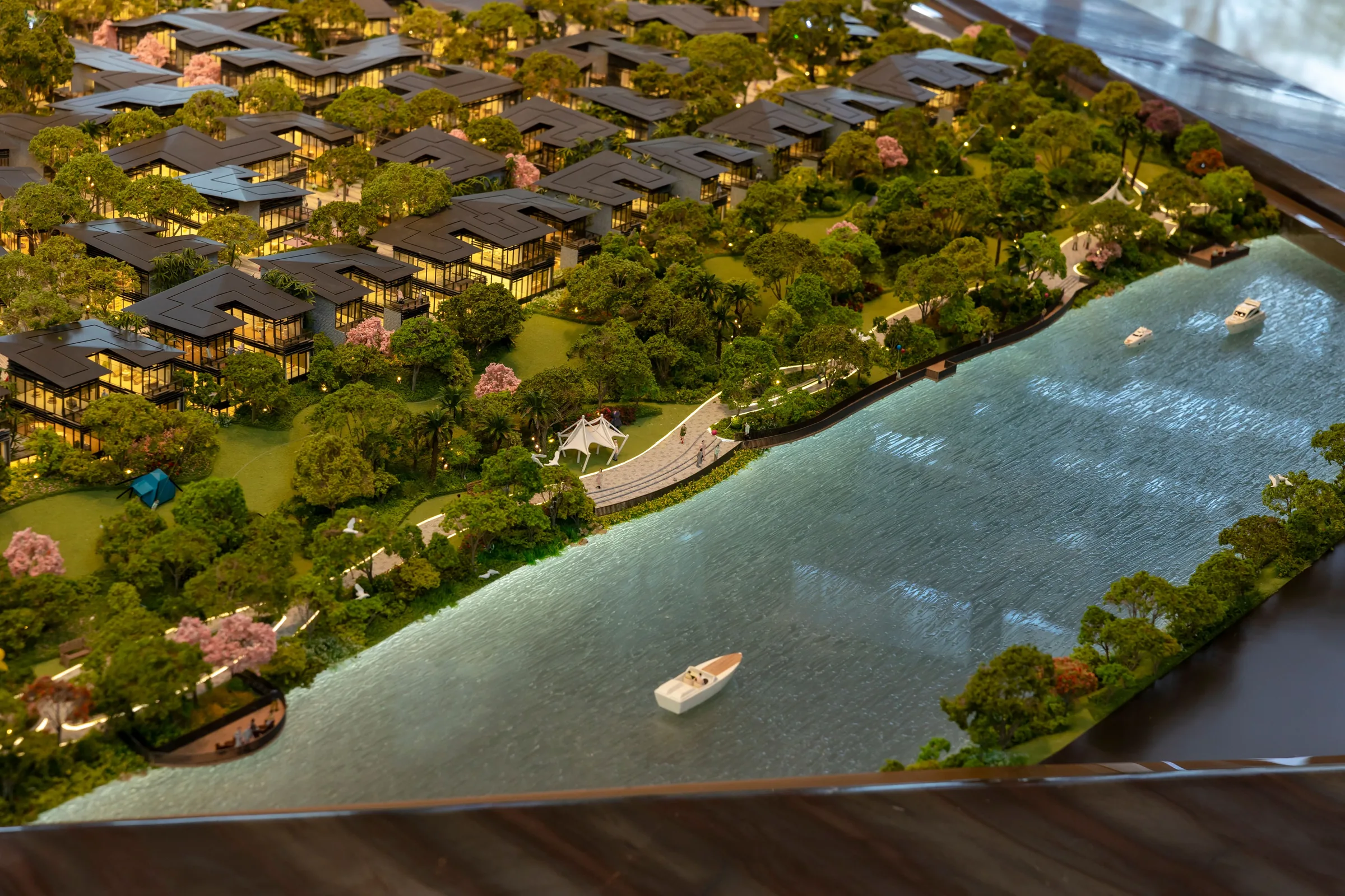 Begonia Story 1:150 architectural scale model by JYD Models