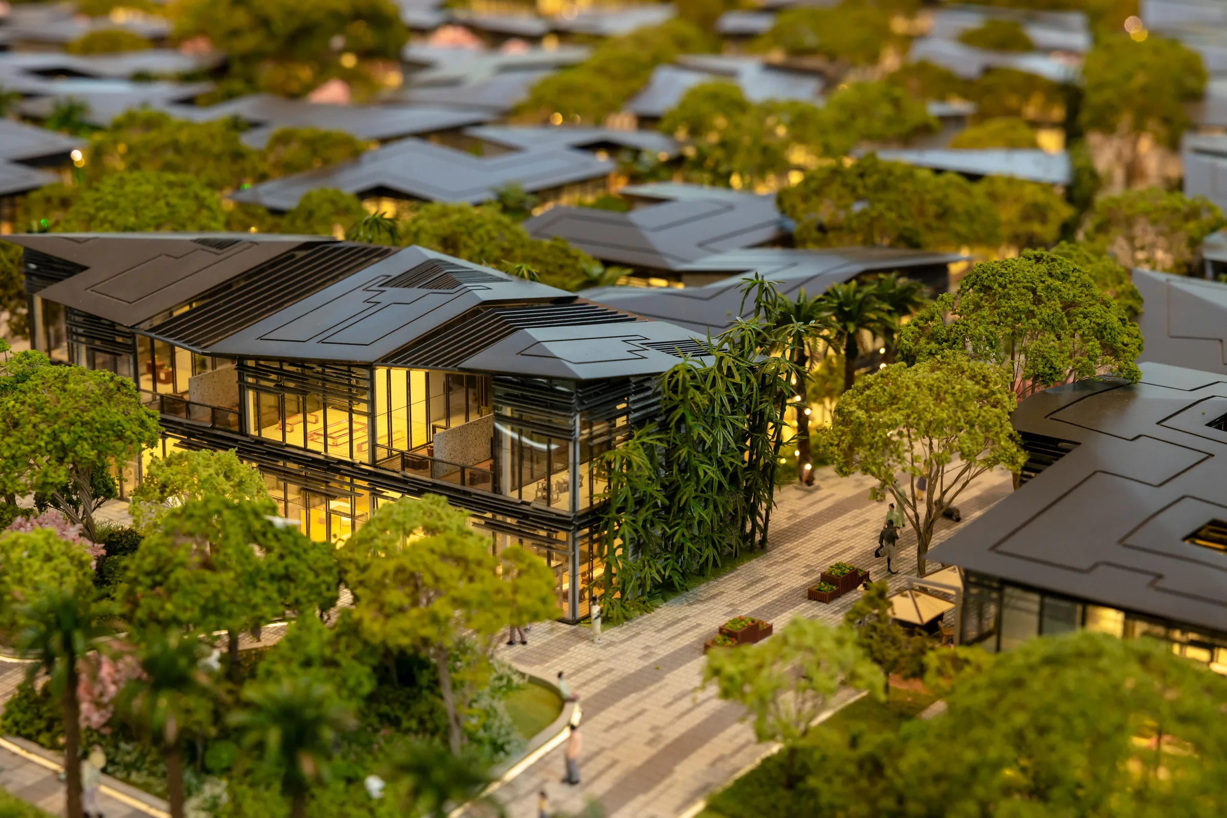 Begonia Story 1:150 architectural scale model by JYD Models