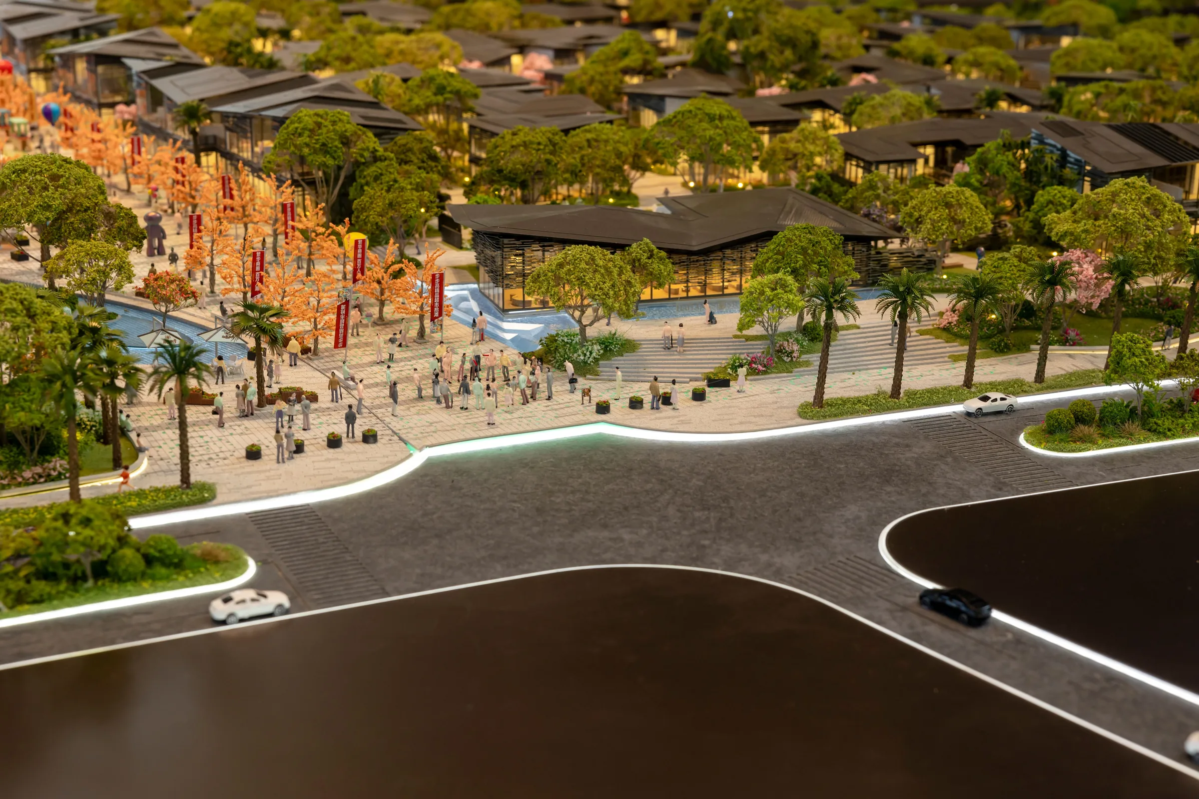 Begonia Story 1:150 architectural scale model by JYD Models