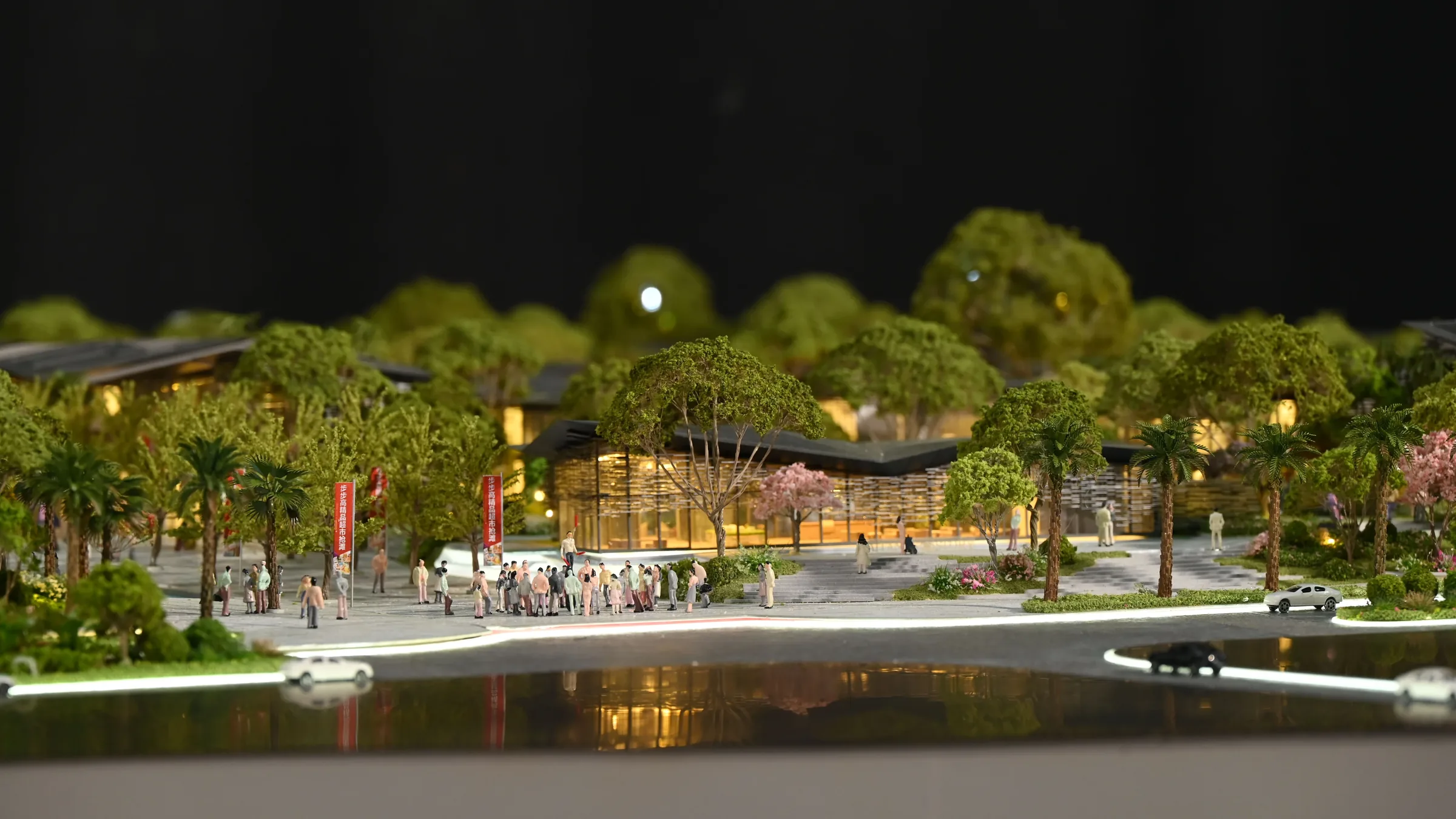 Begonia Story 1:150 architectural scale model by JYD Models