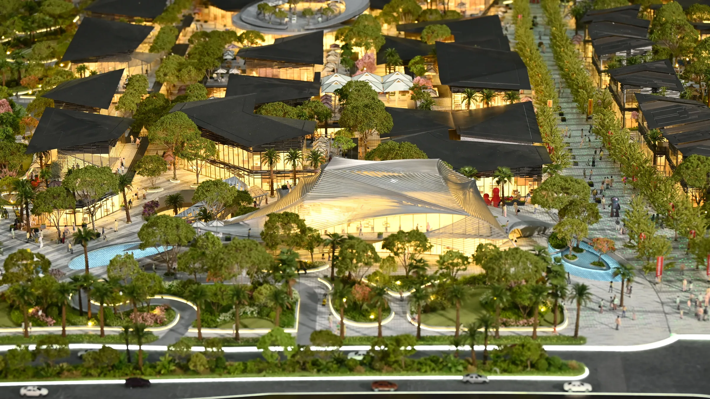 Begonia Story 1:150 architectural scale model by JYD Models