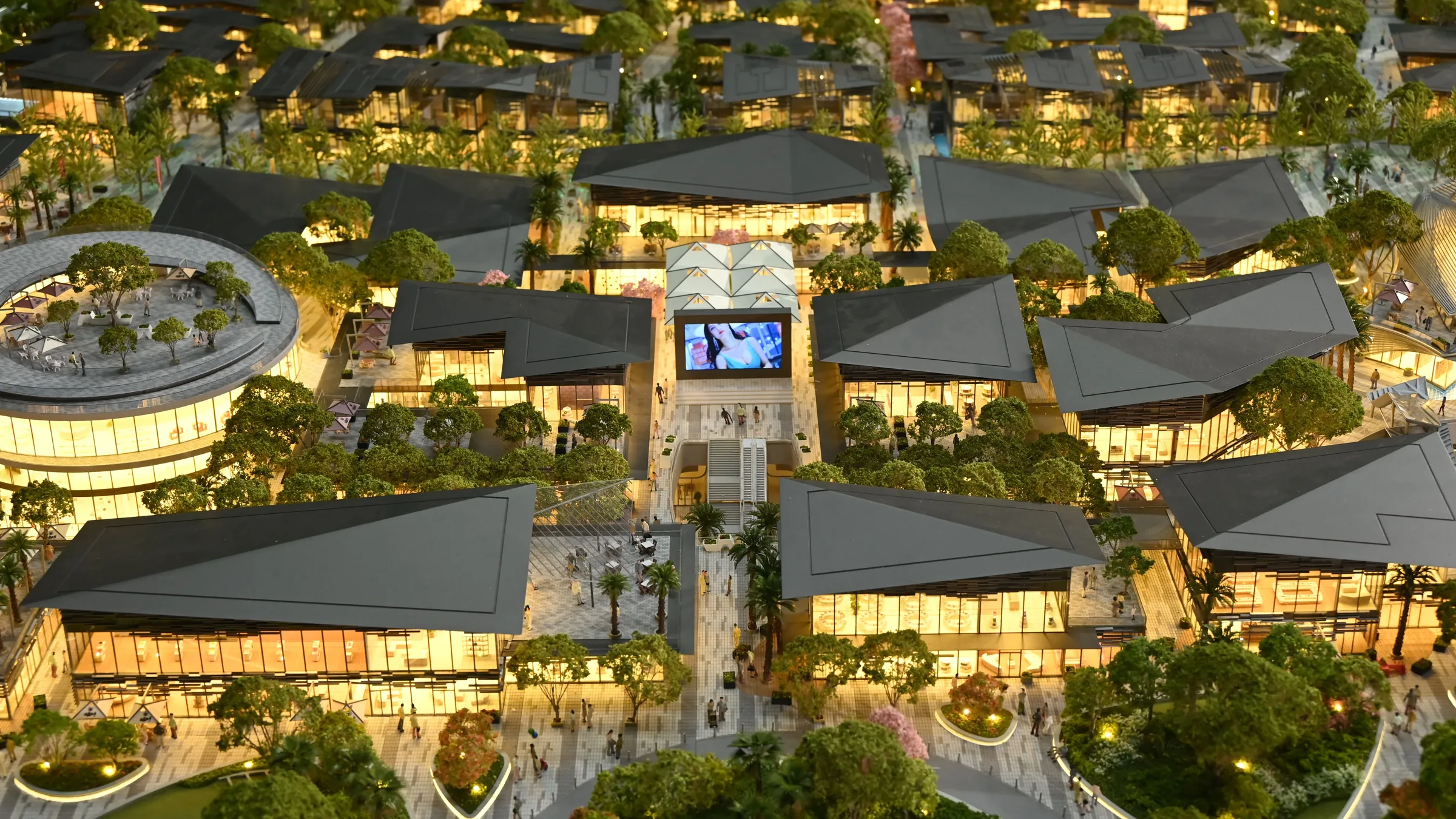 Begonia Story 1:150 architectural scale model by JYD Models