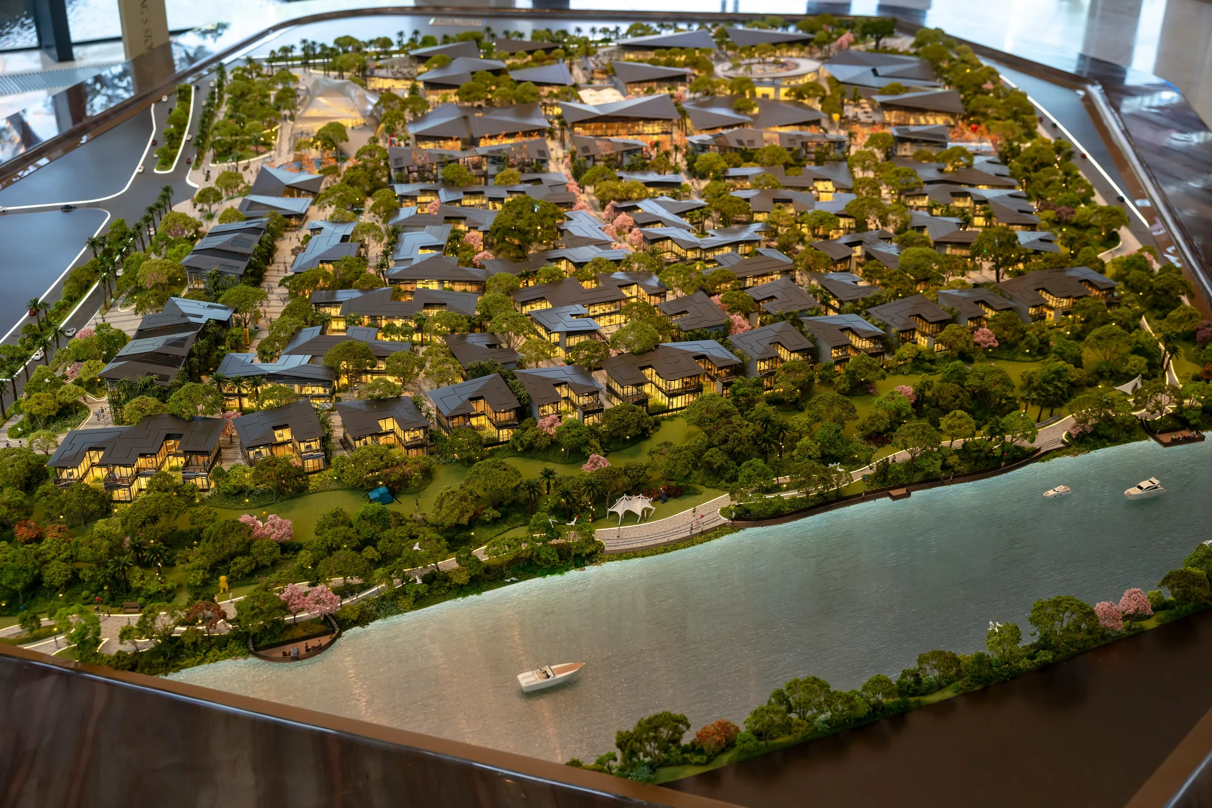 Begonia Story 1:150 architectural scale model by JYD Models