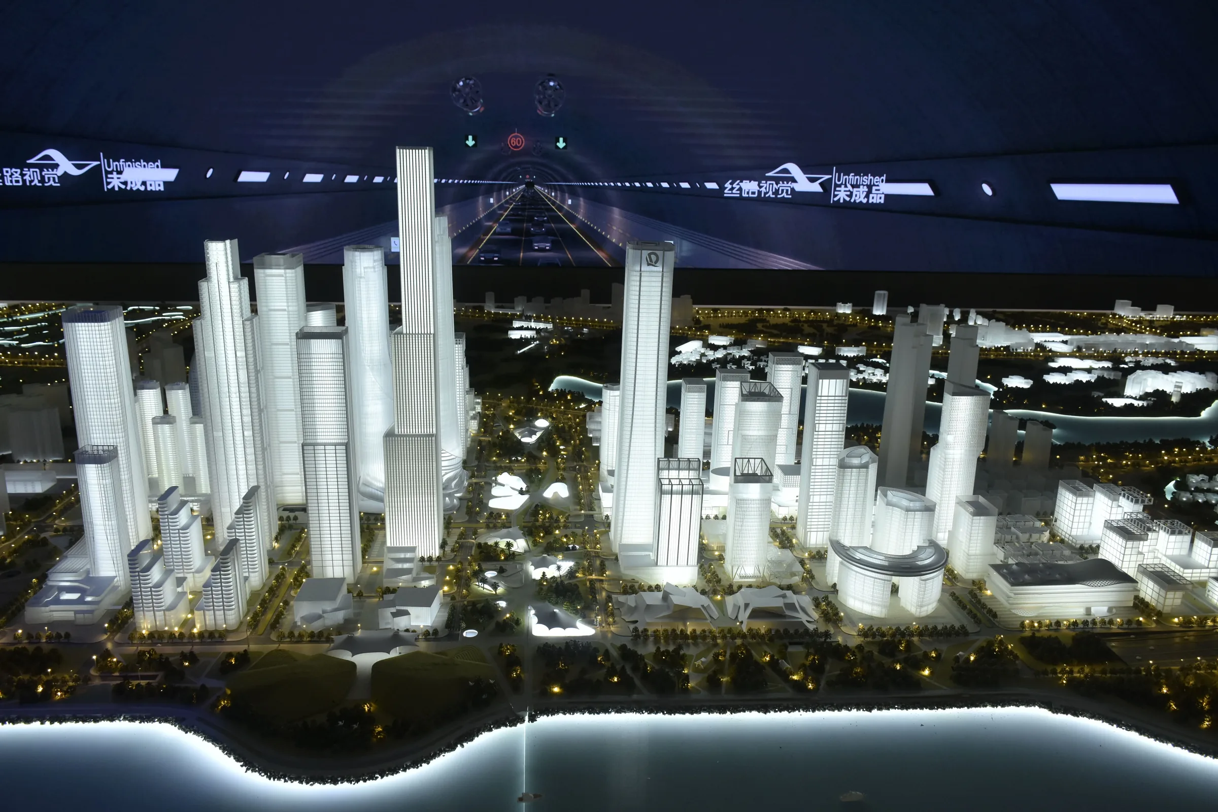 Shenzhen Super HQ Base 1:750 architectural scale model by JYD Models