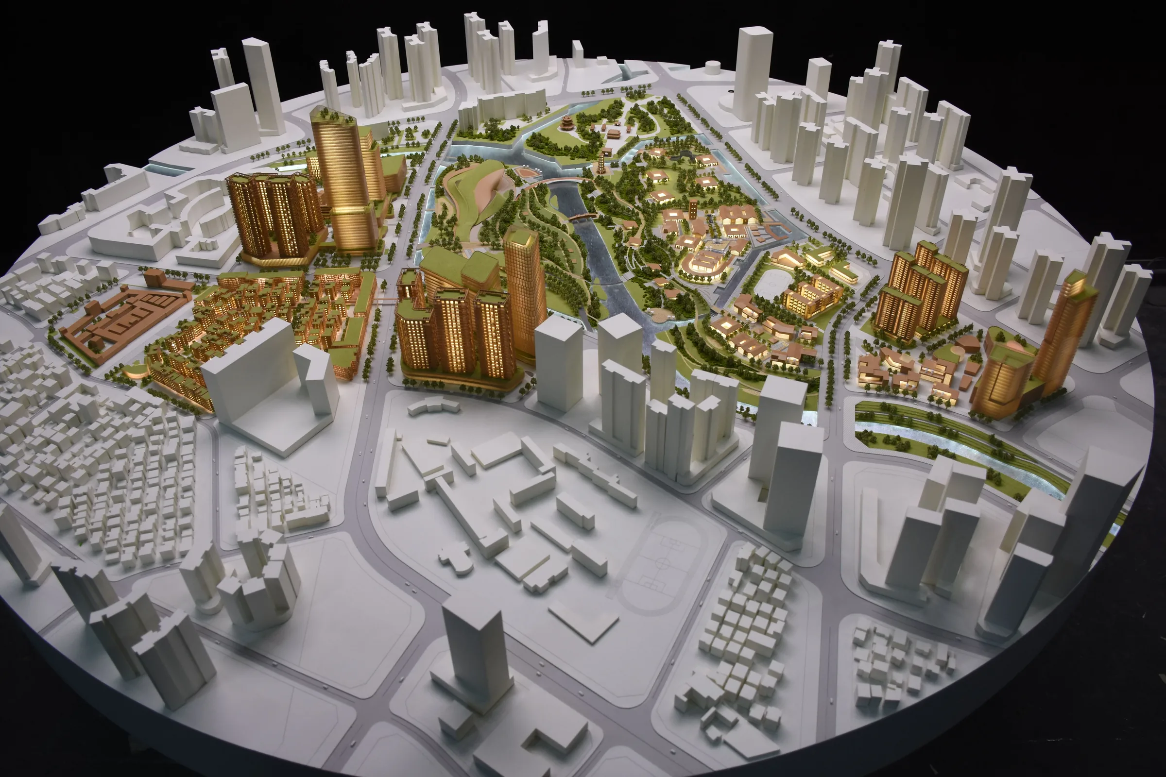 SZU Architecture Research Institute Longgang Project 1:800 architectural scale model by JYD Models