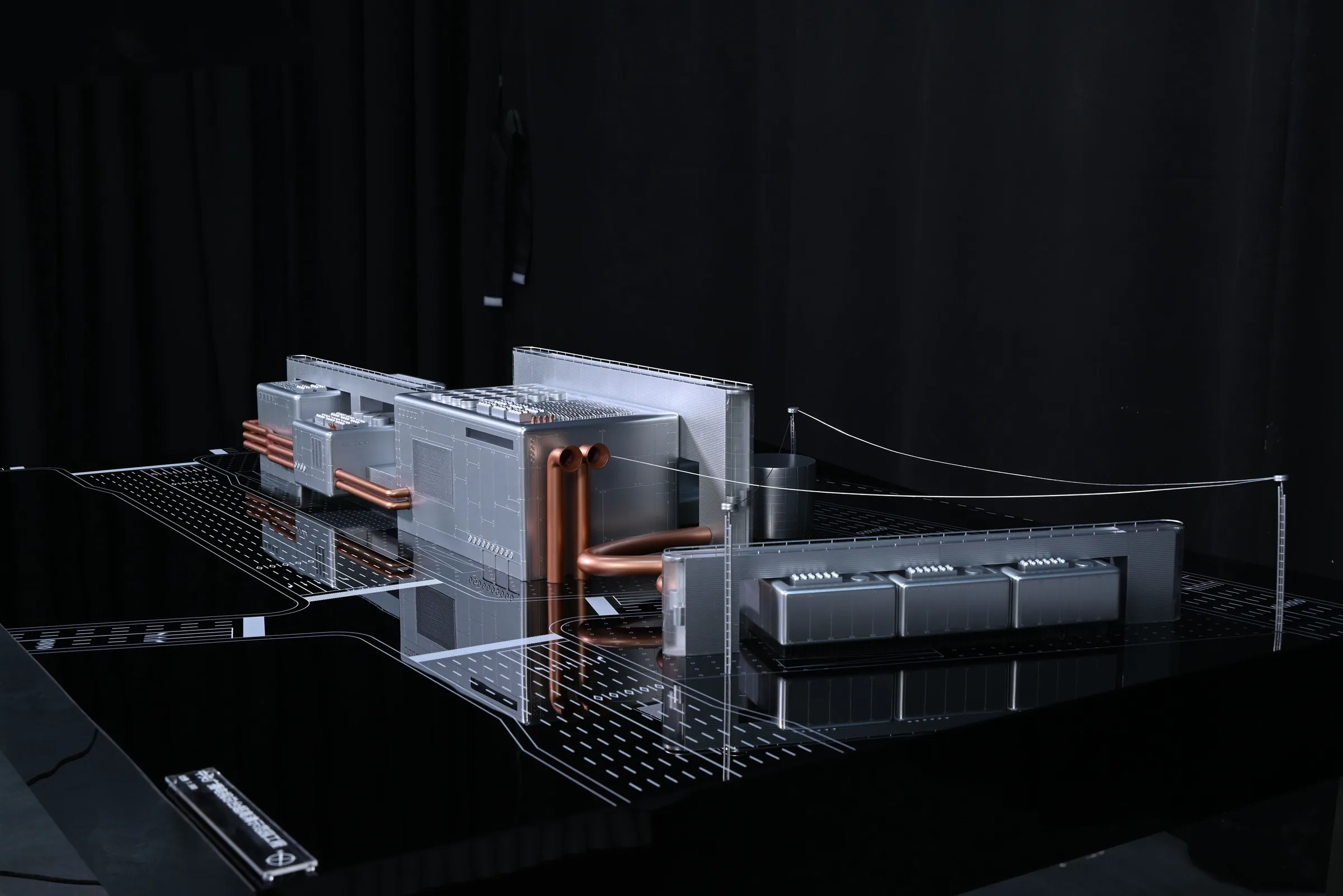 Shenzhen General Design CCTV 1:300 architectural scale model by JYD Models