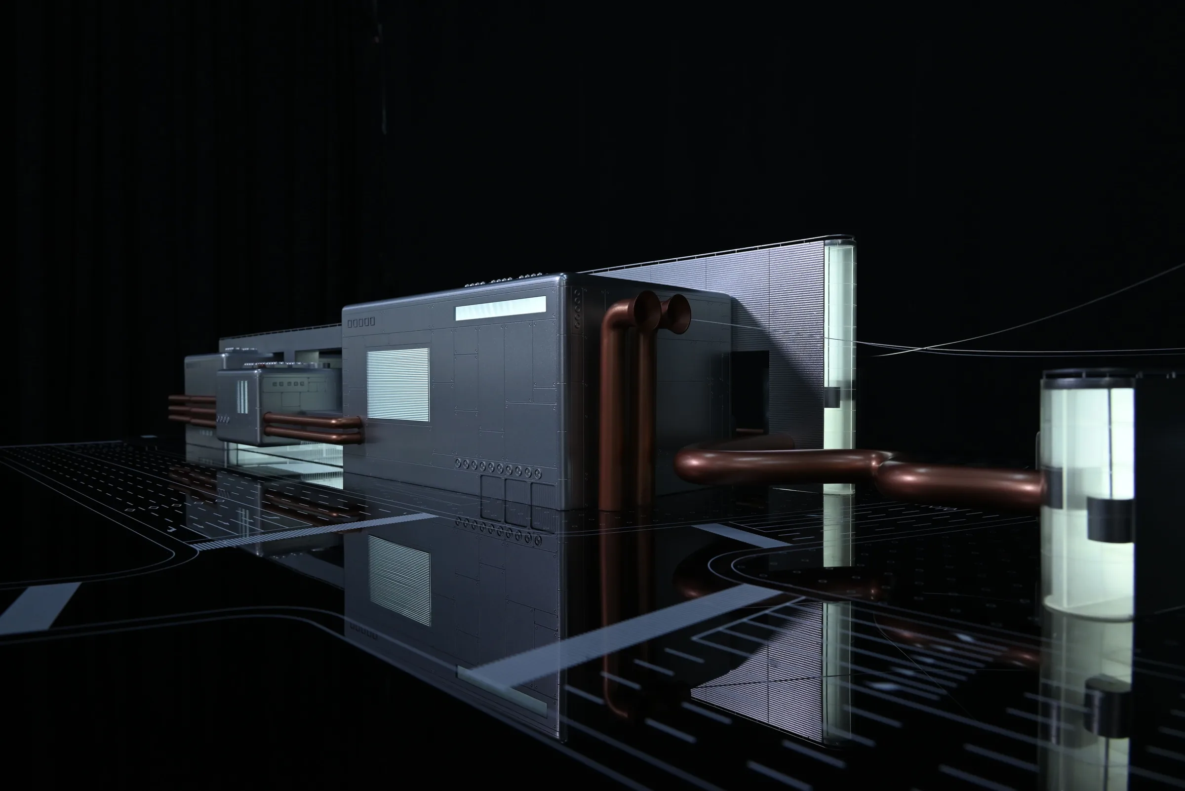 Shenzhen General Design CCTV 1:300 architectural scale model by JYD Models