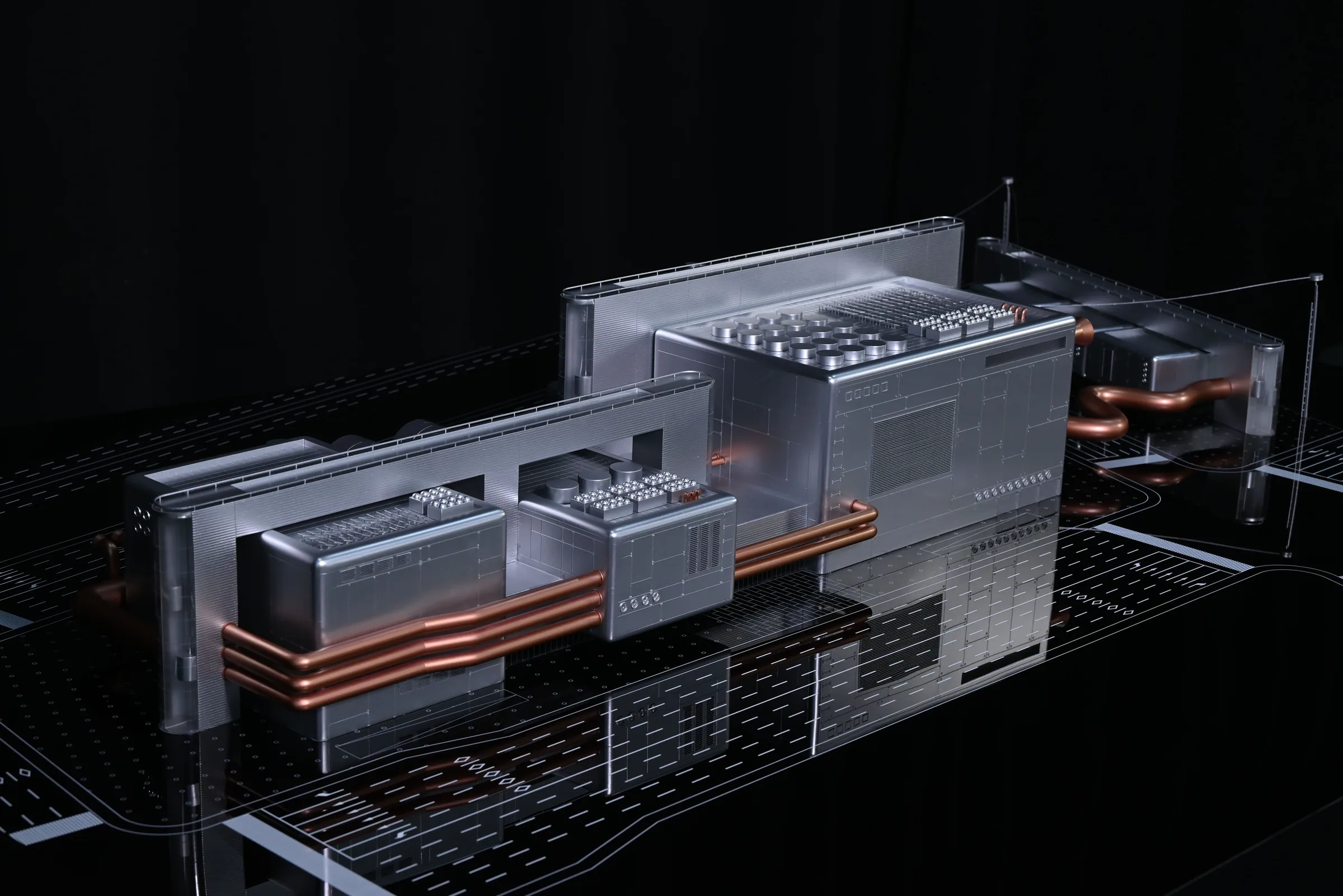 Shenzhen General Design CCTV 1:300 architectural scale model by JYD Models