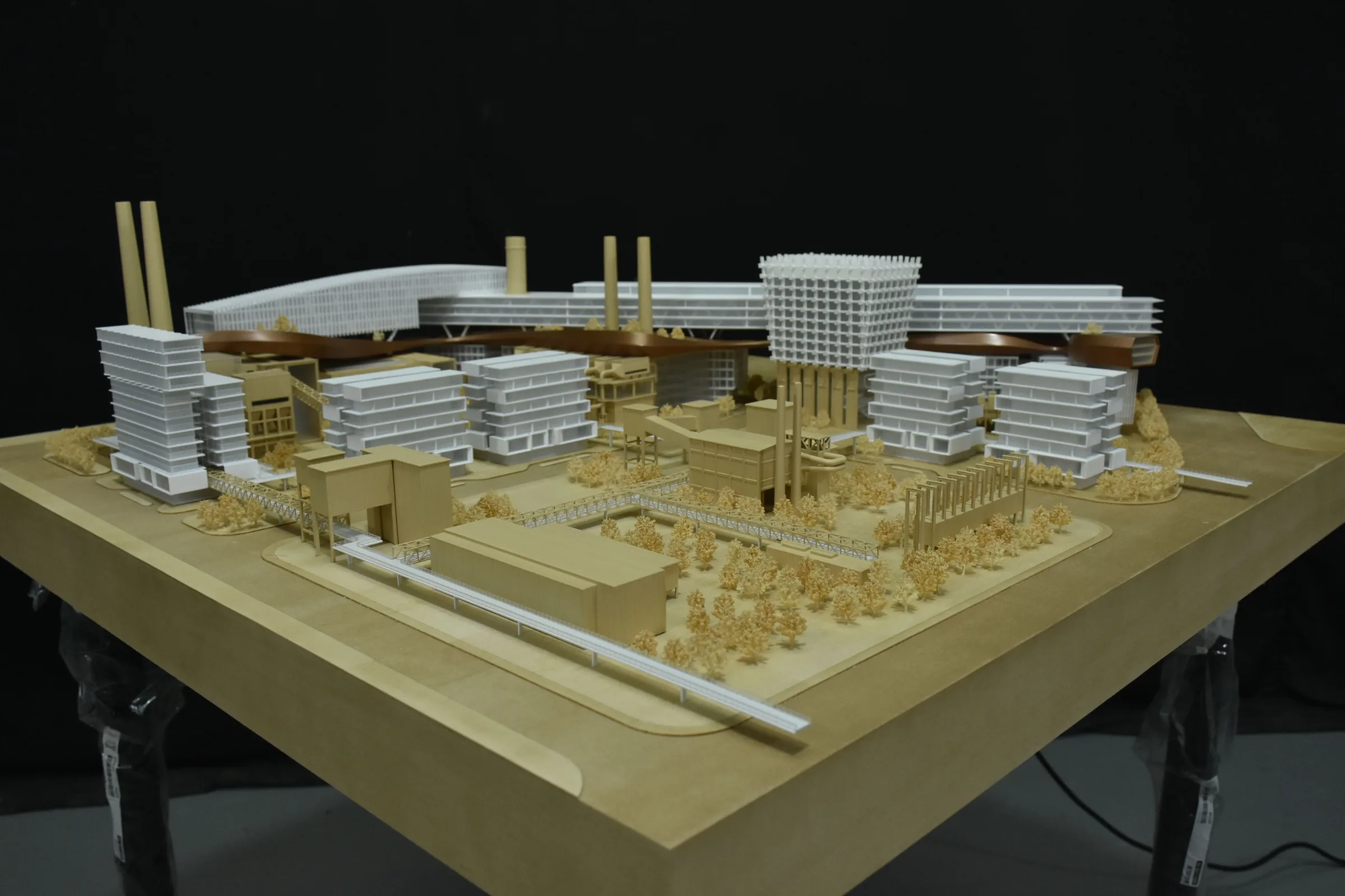 Aedas Shougang Park 1:500 architectural scale model by JYD Models