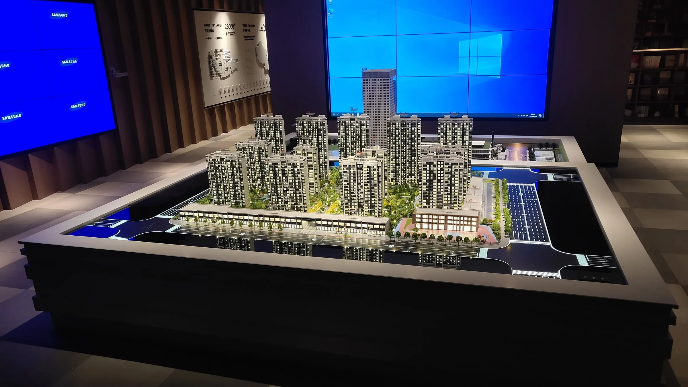 Yantai Vanke Feicui Oceanview 1:145 architectural scale model by JYD Models