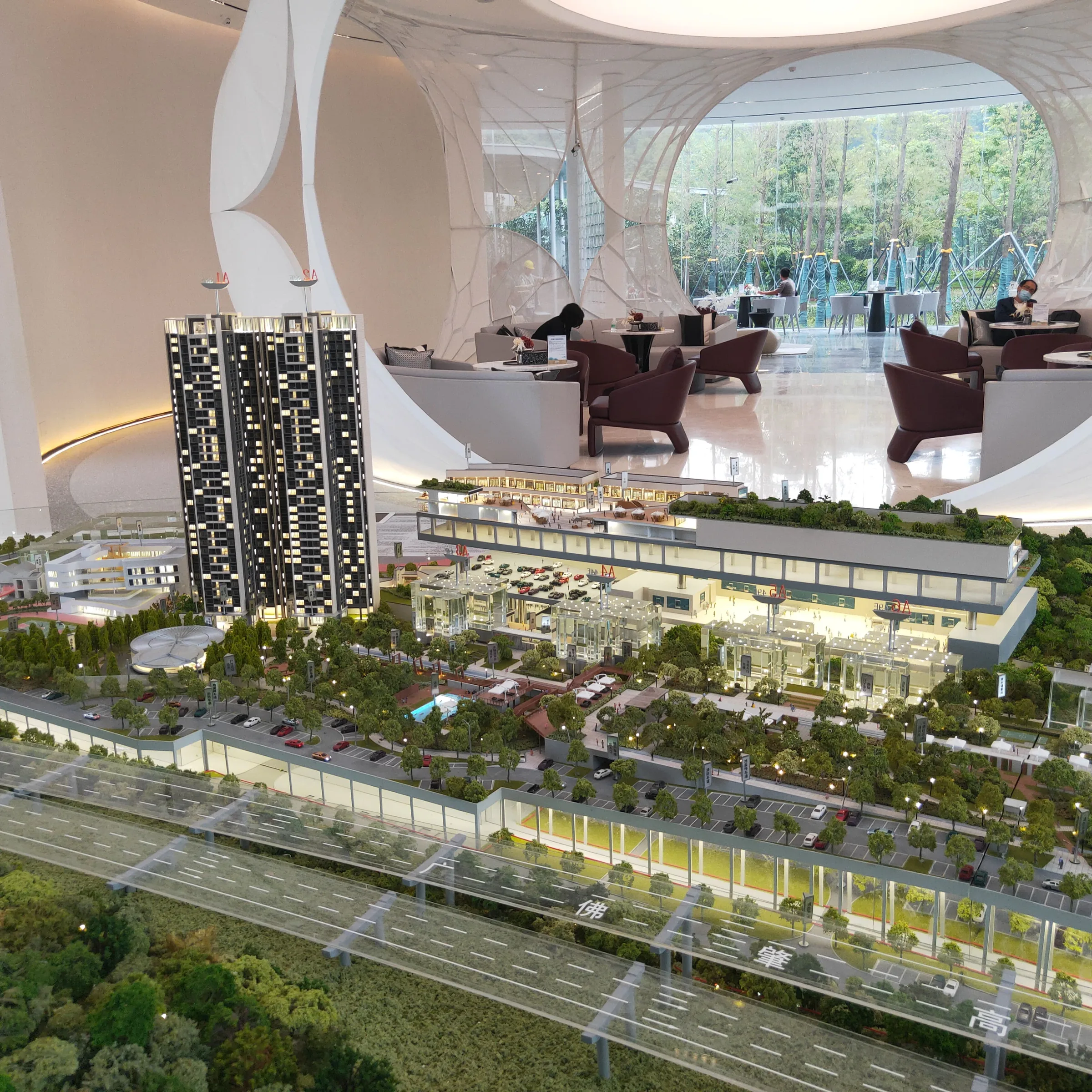 Yuexiu Starry Hillside 1:160 architectural scale model by JYD Models