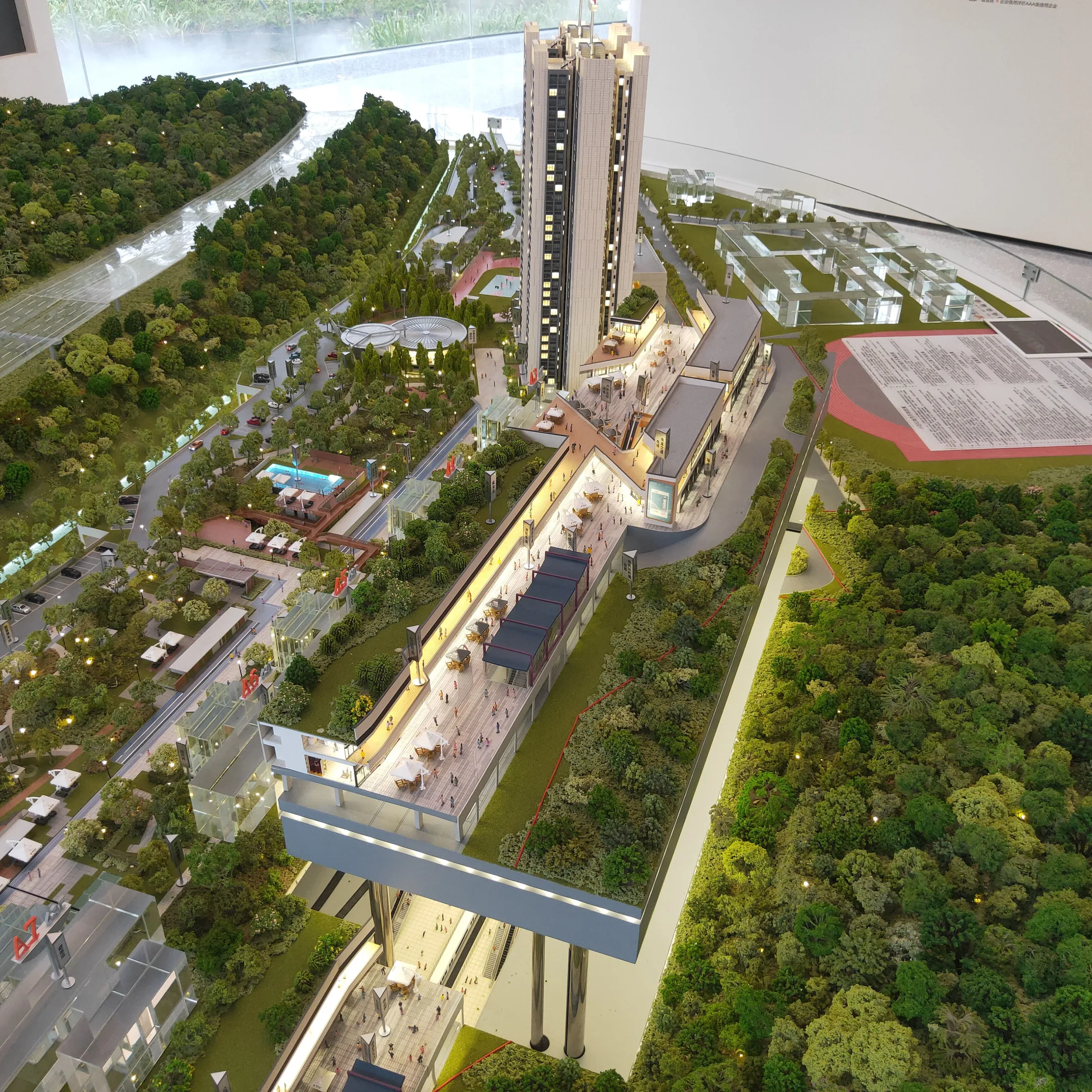 Yuexiu Starry Hillside 1:160 architectural scale model by JYD Models