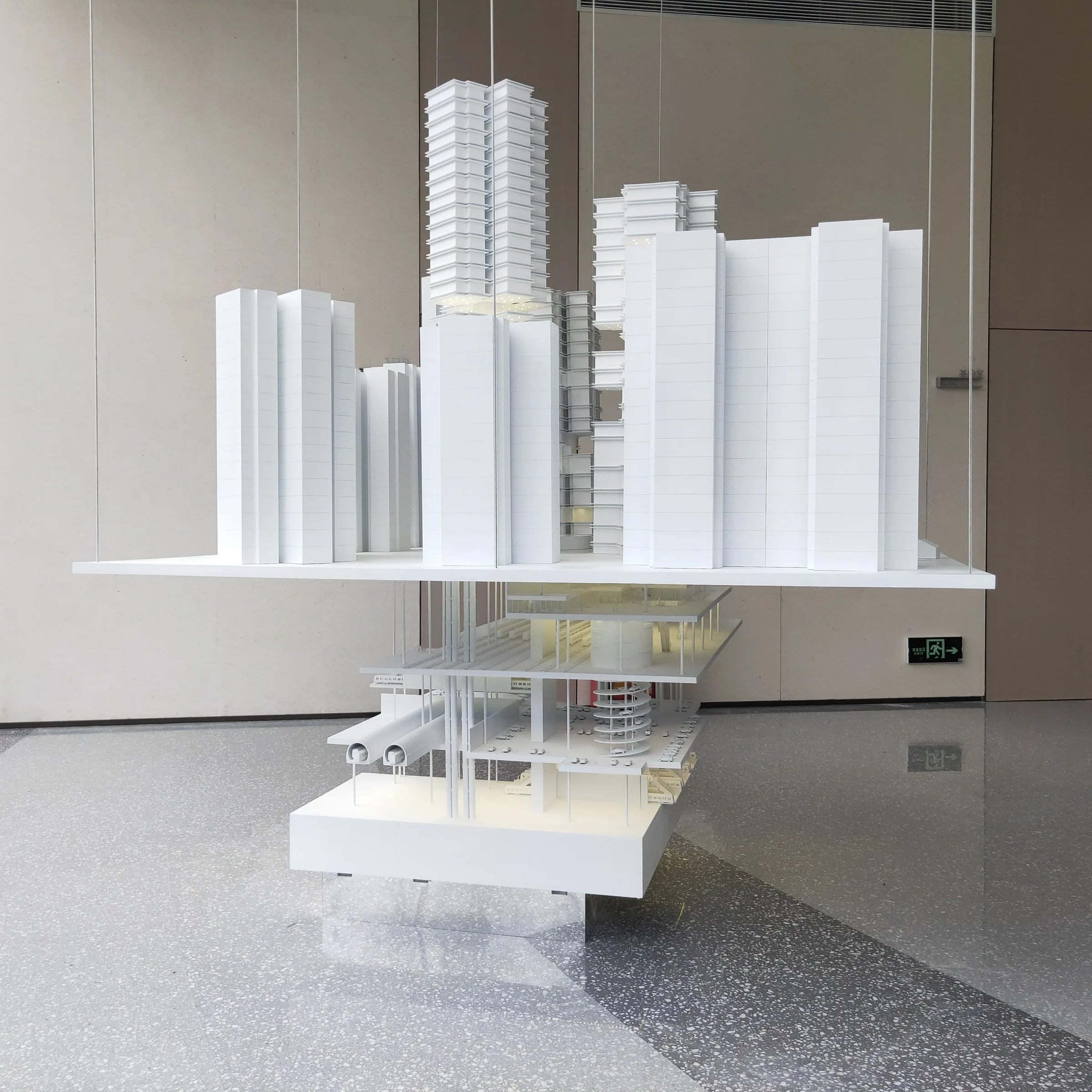 Yuexiu Starry Hillside 1:160 architectural scale model by JYD Models