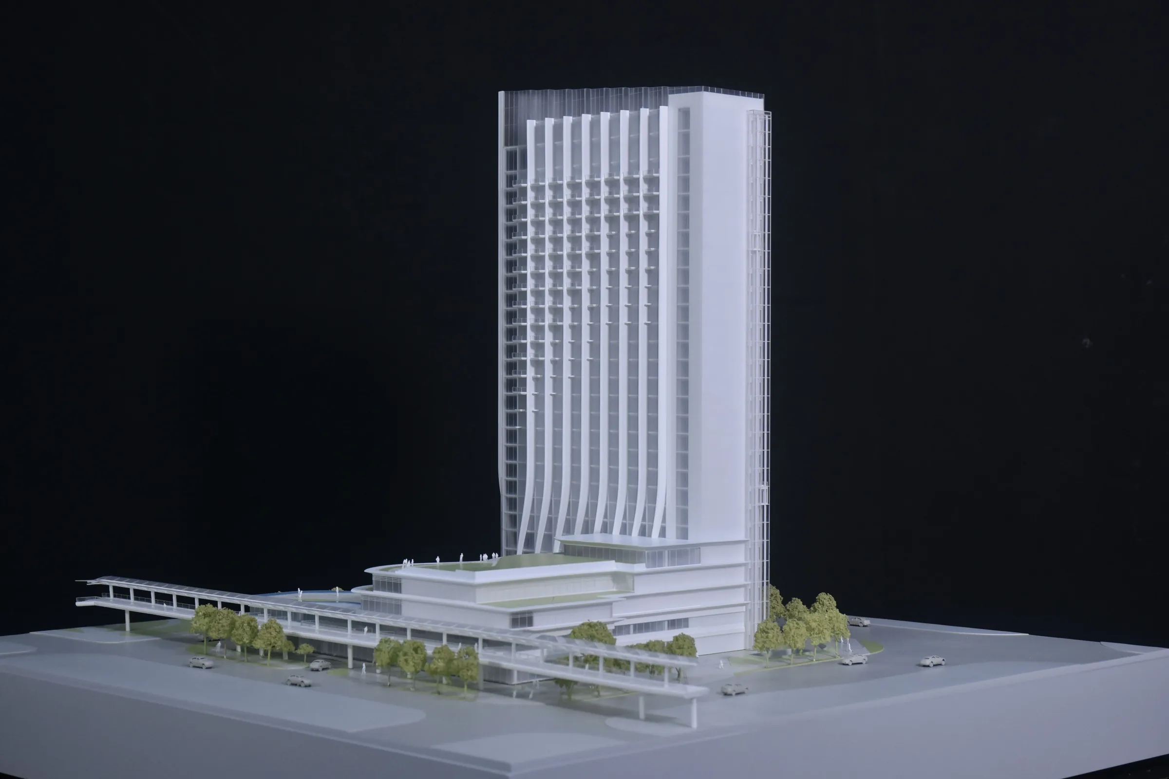 HOK China Merchants Shekou Prince Bay 1:250 architectural scale model by JYD Models