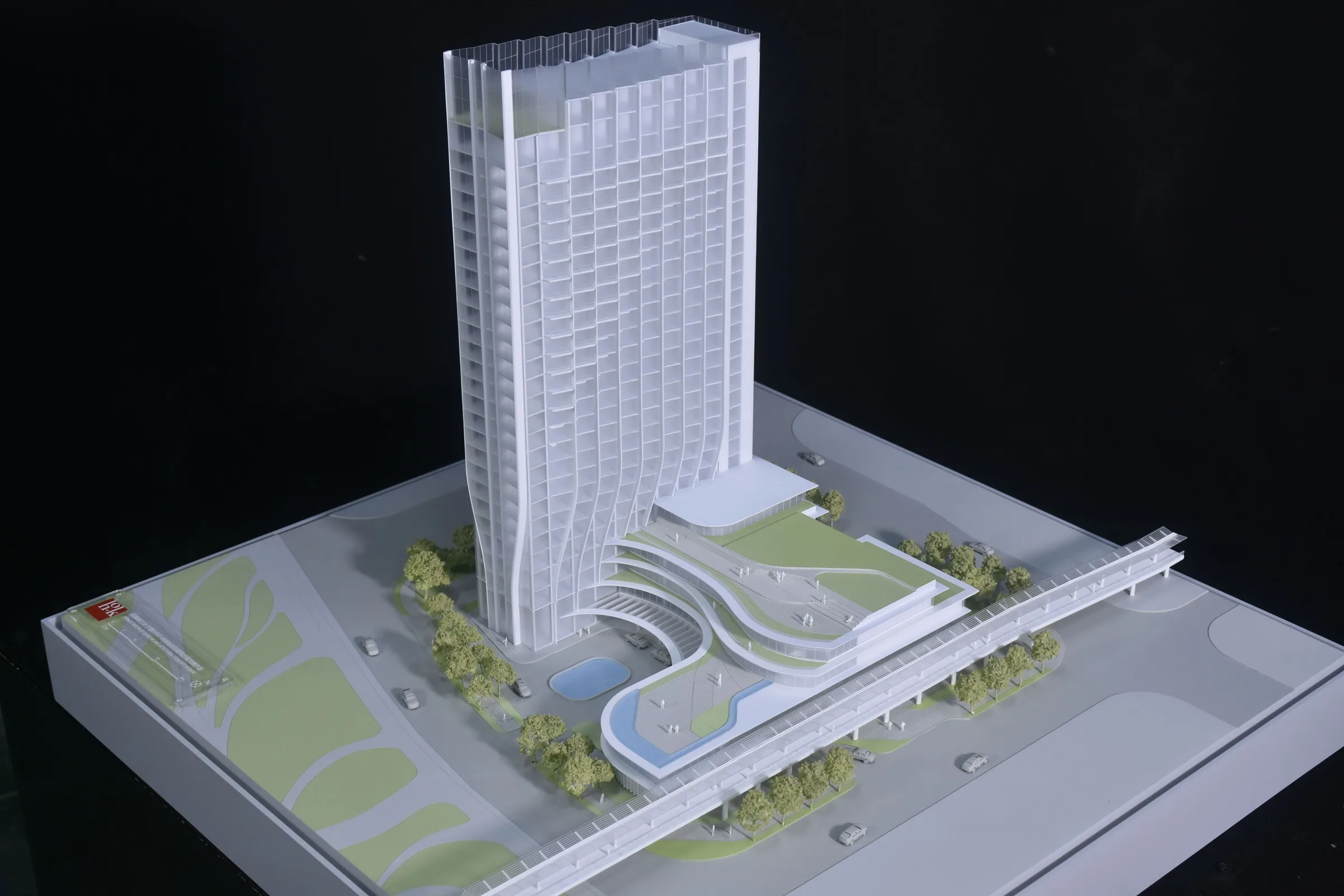 HOK China Merchants Shekou Prince Bay 1:250 architectural scale model by JYD Models