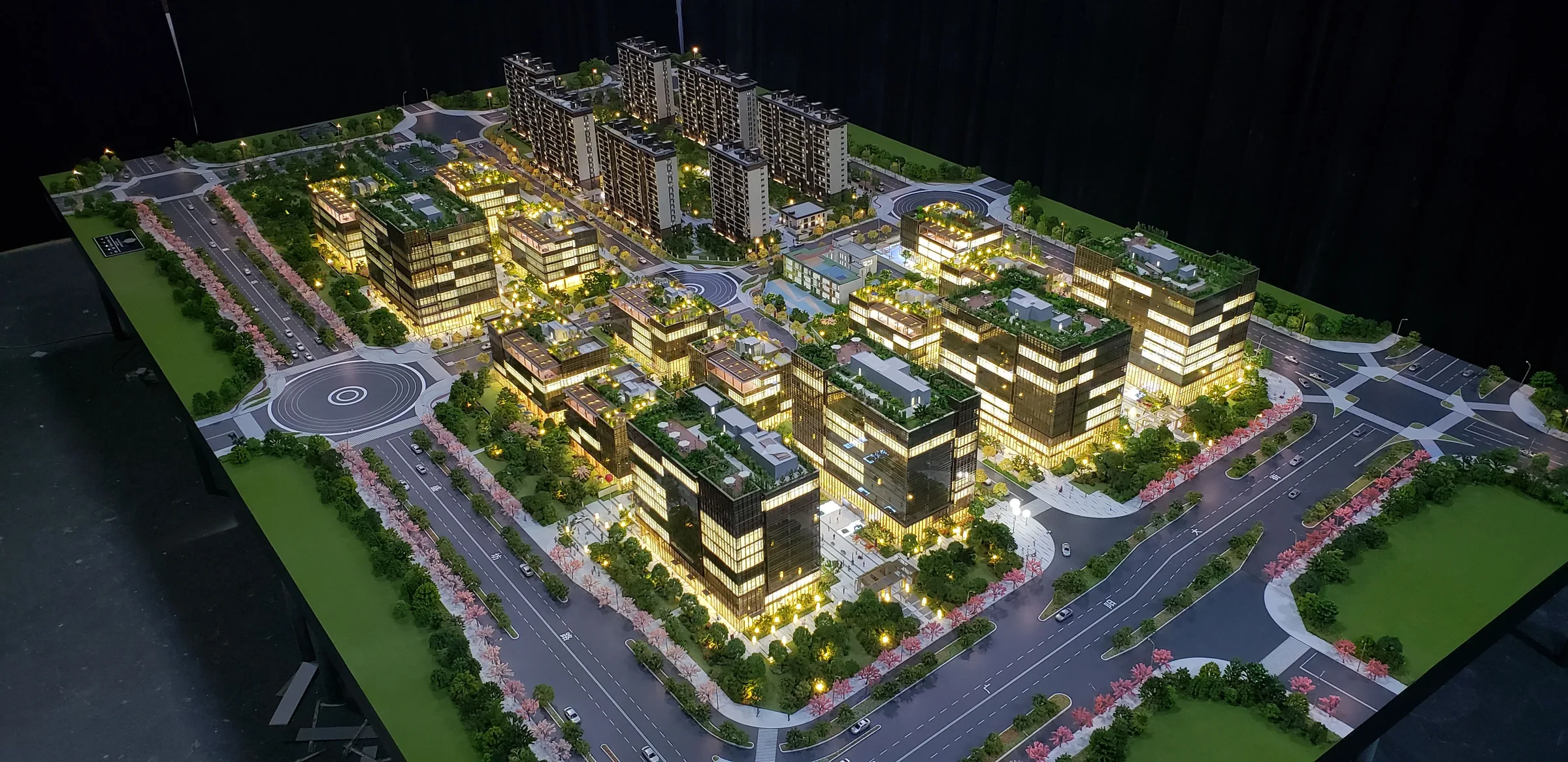 Gemdale EOD Headquarters Port 1:120 architectural scale model by JYD Models