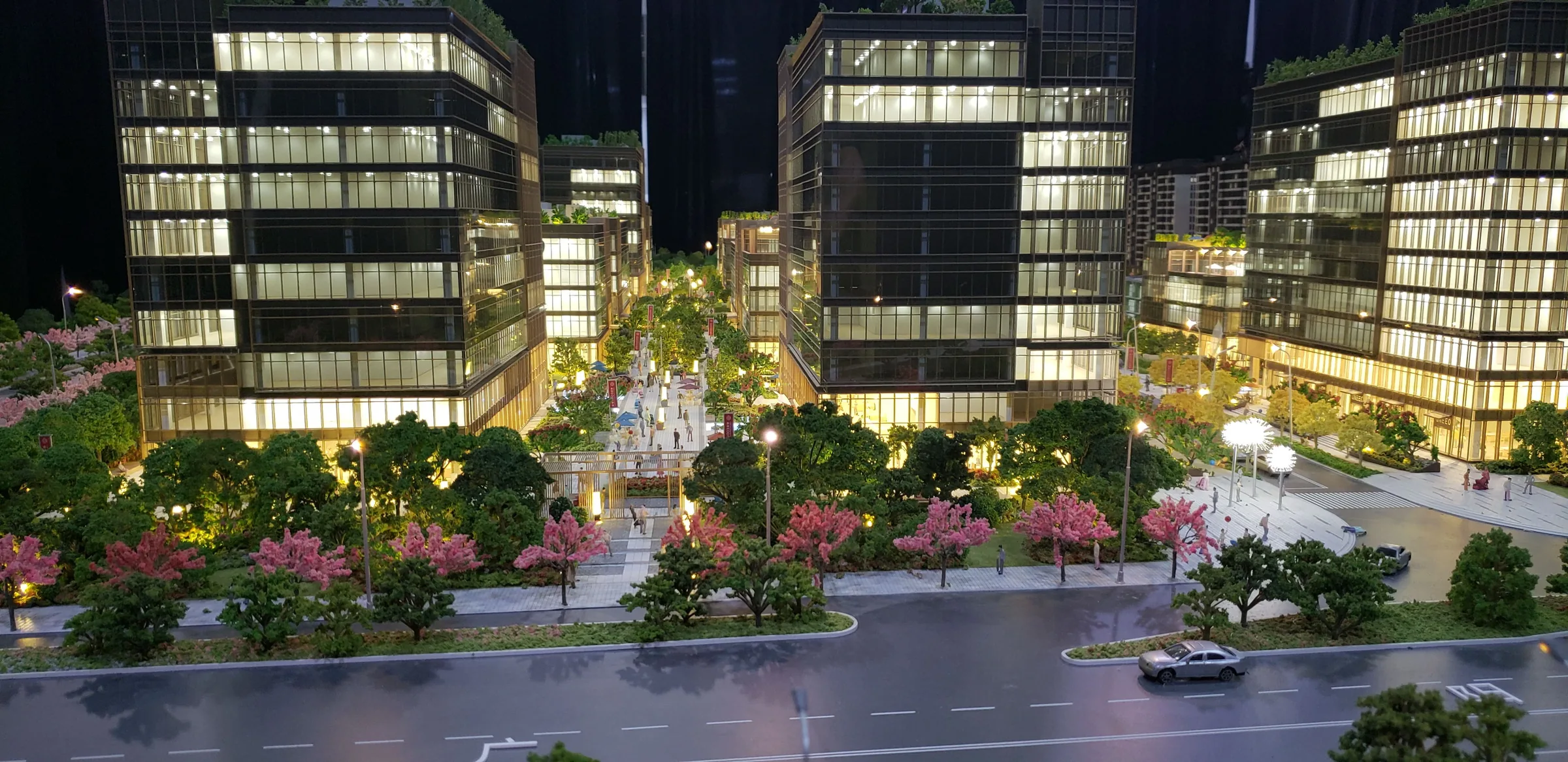 Gemdale EOD Headquarters Port 1:120 architectural scale model by JYD Models